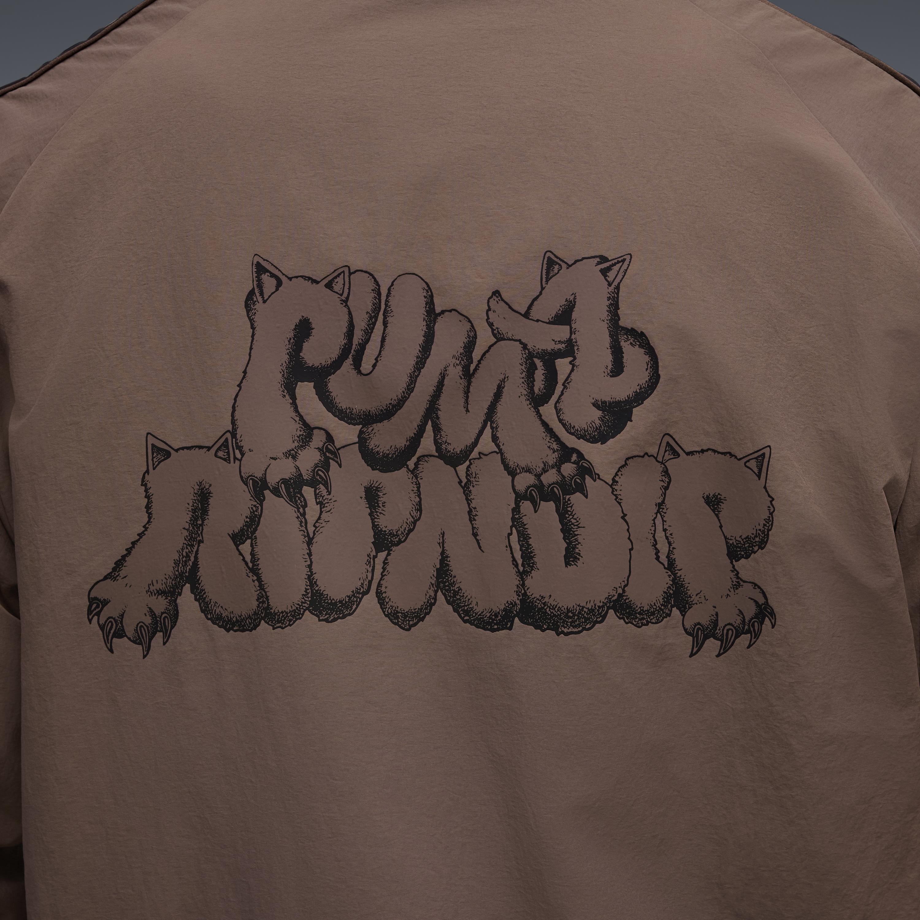 PUMA X RIPNDIP T7 Oversized Track Jacket (Flat Bronze) - Image 6