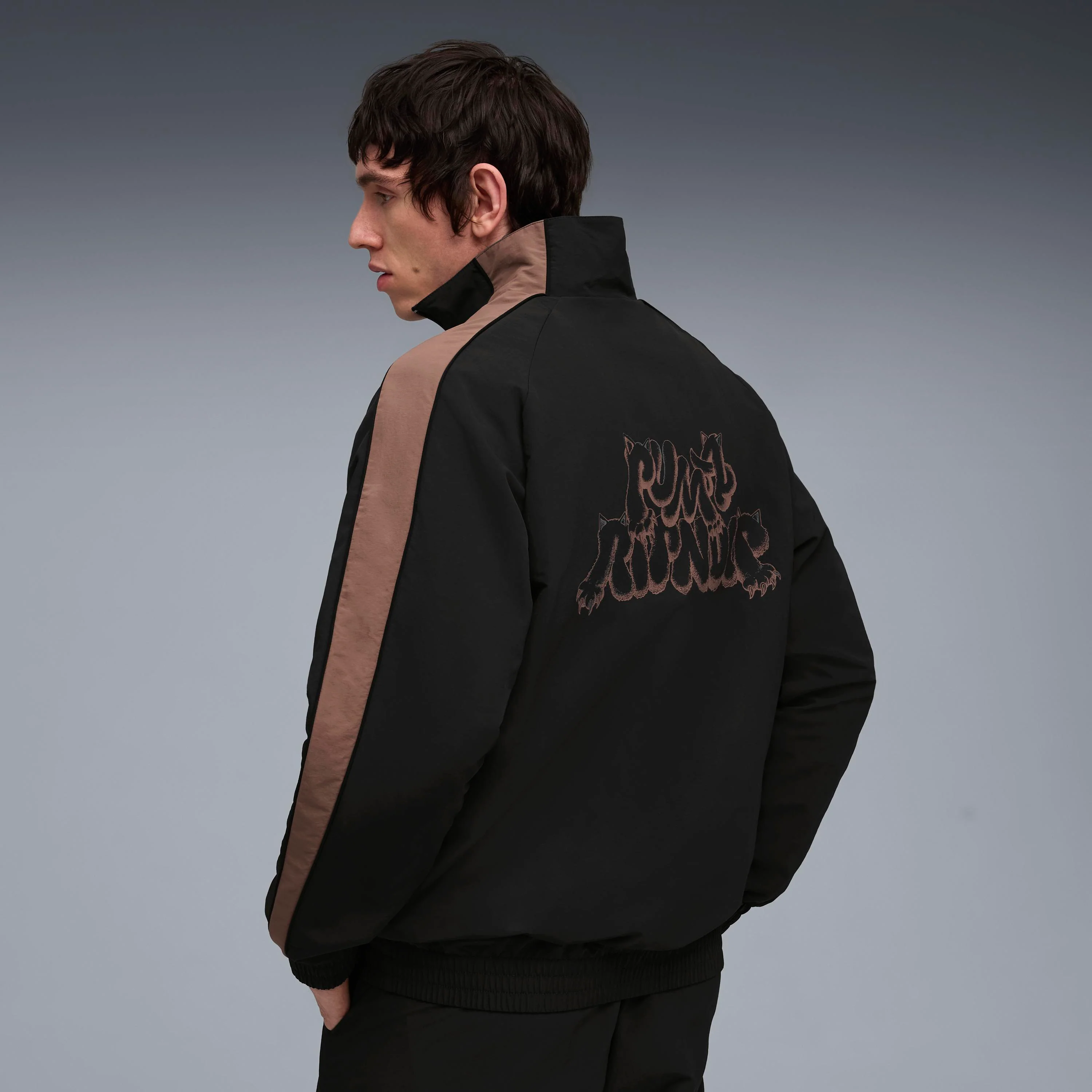 PUMA X RIPNDIP T7 Oversized Track Jacket (Puma Black) - Image 2