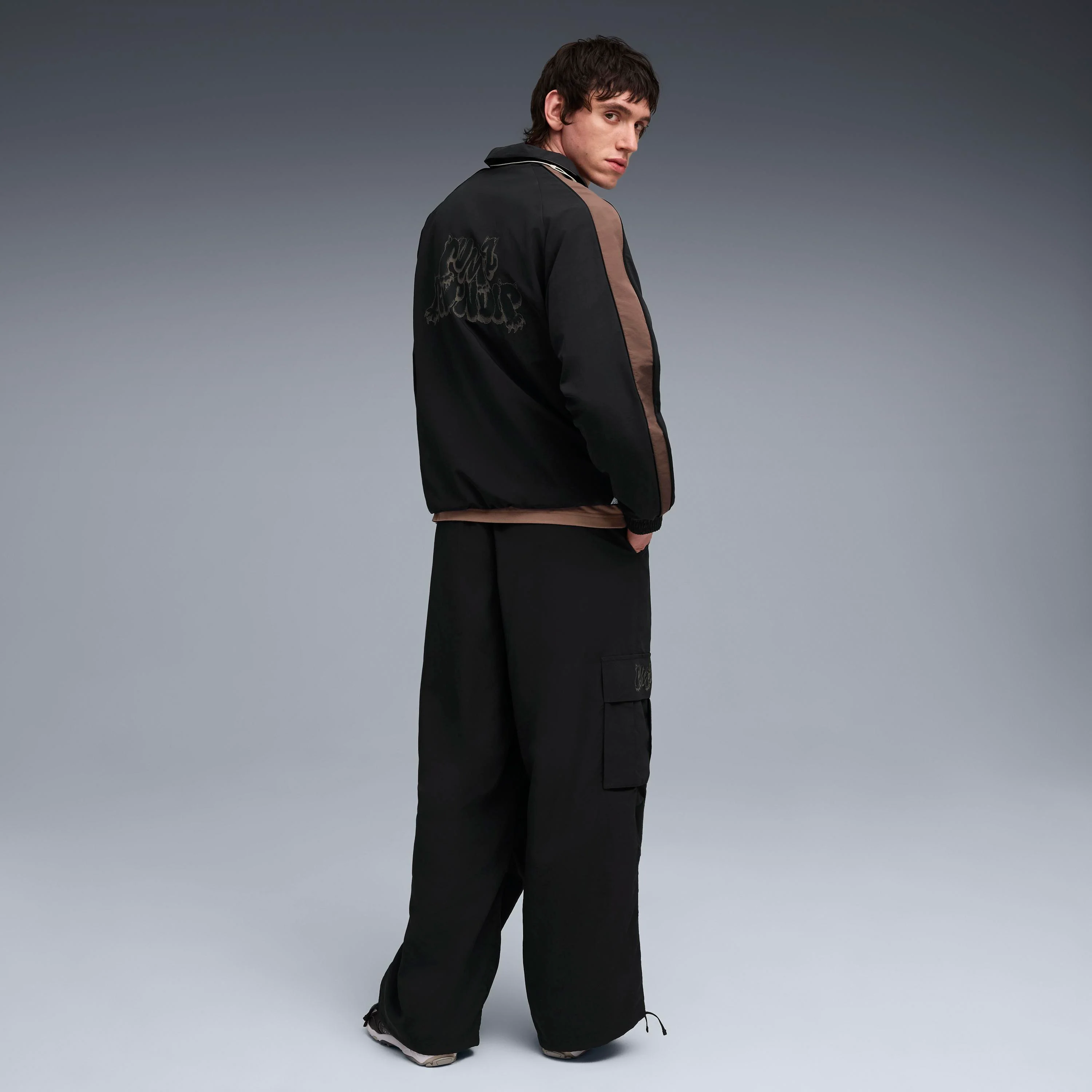 PUMA X RIPNDIP T7 Oversized Track Jacket (Puma Black) - Image 3