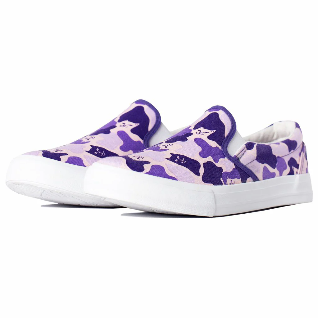 Ripndip Purple Camo Slip Ons - Image 3