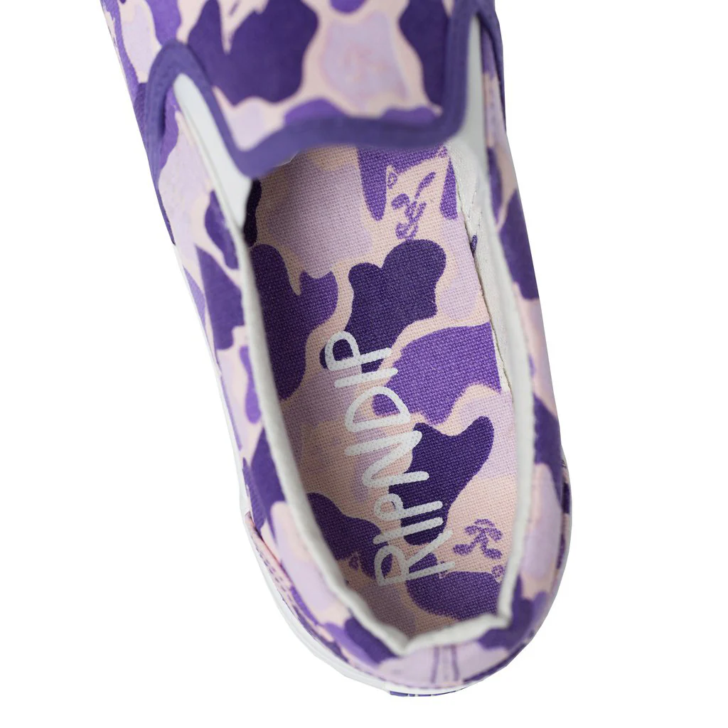 Ripndip Purple Camo Slip Ons - Image 5