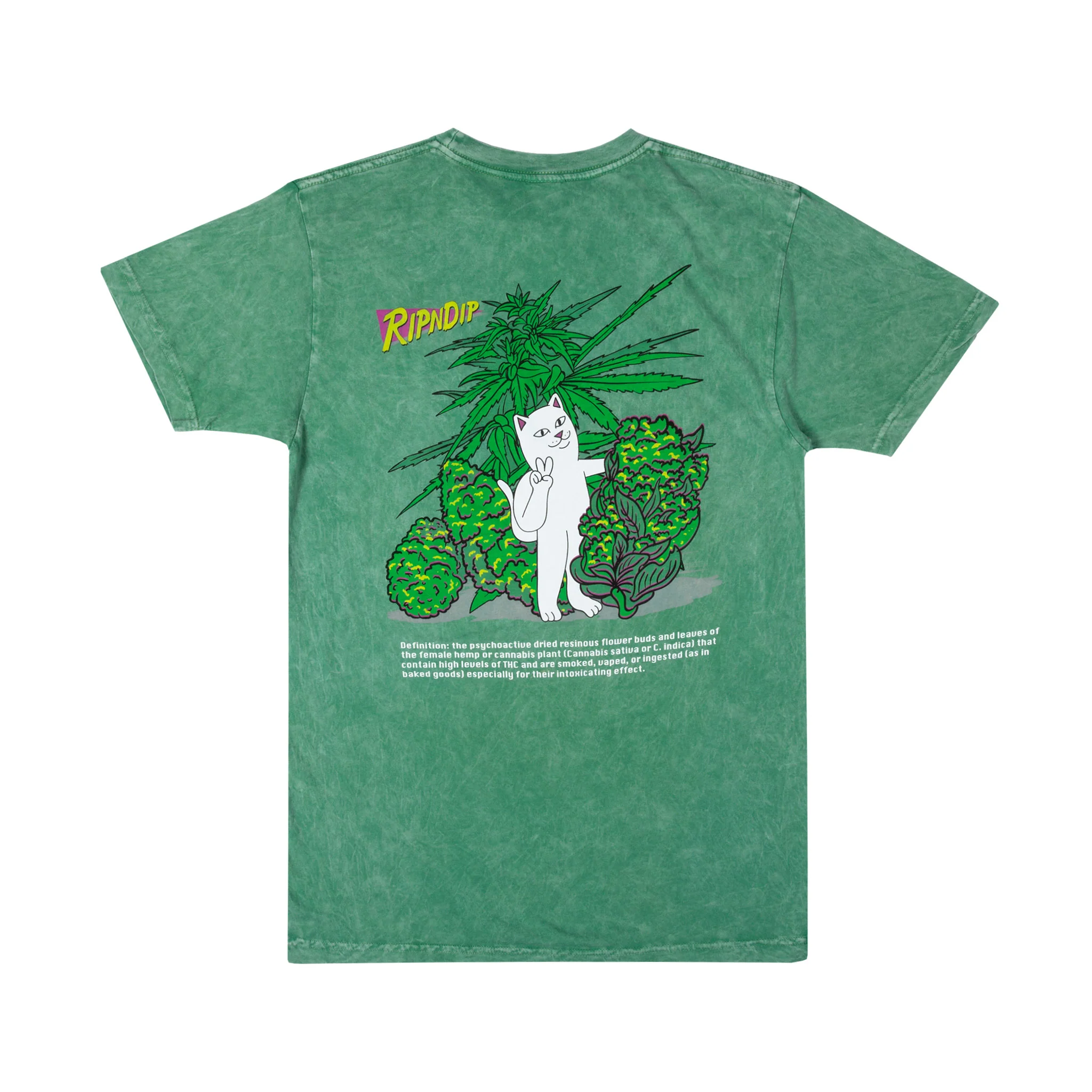 Purple Haze Tee (Green Vintage Wash)