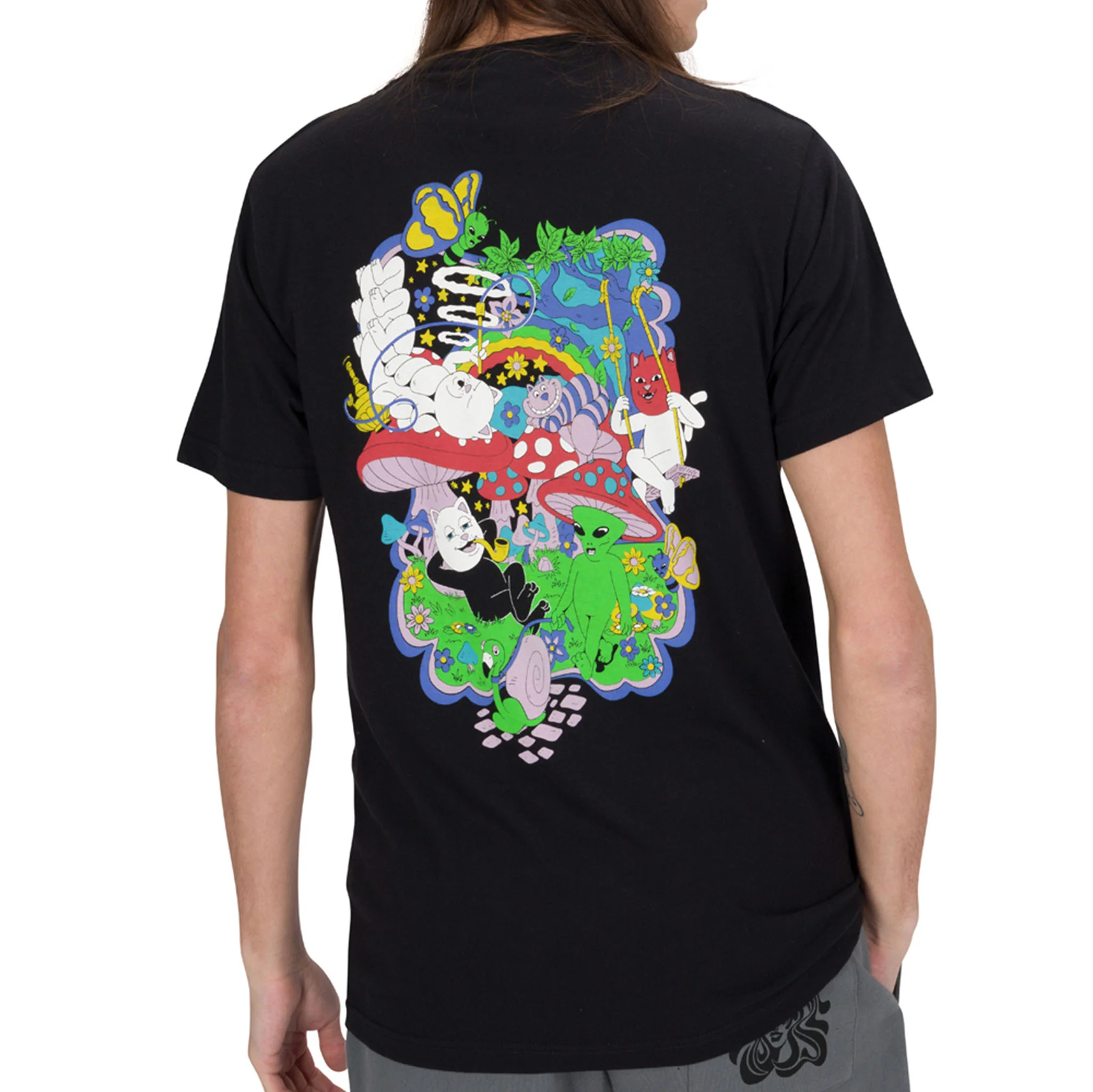 Rabbit Hole Tee (Black) - Image 2