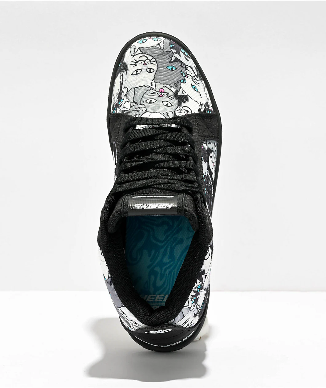 Racer Mid Heelys Shoes (Black/White/Neon Green) - Image 5