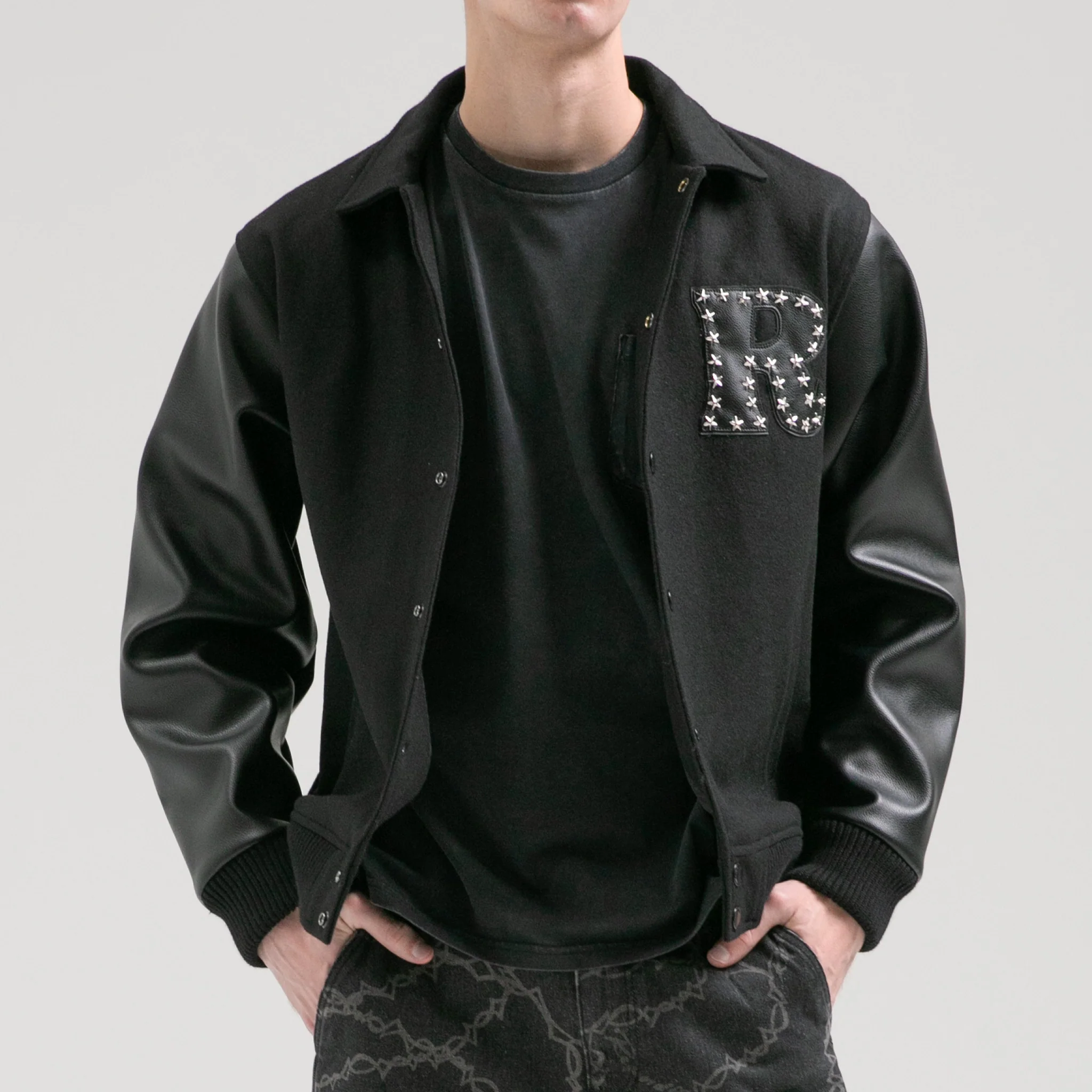 Rari Varsity Jacket (Black) - Image 3