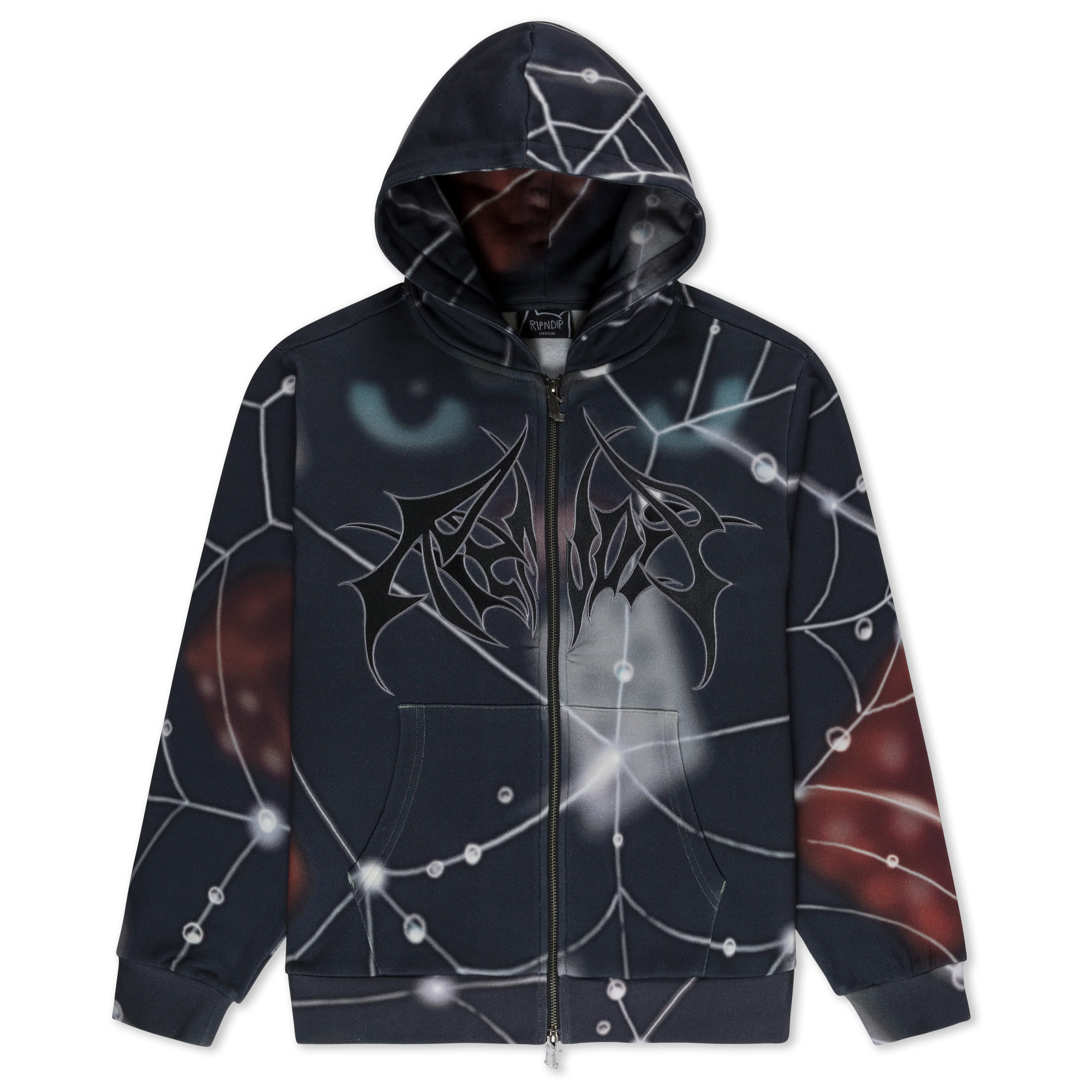 Redemption Zip Up Hoodie (Black Multi)