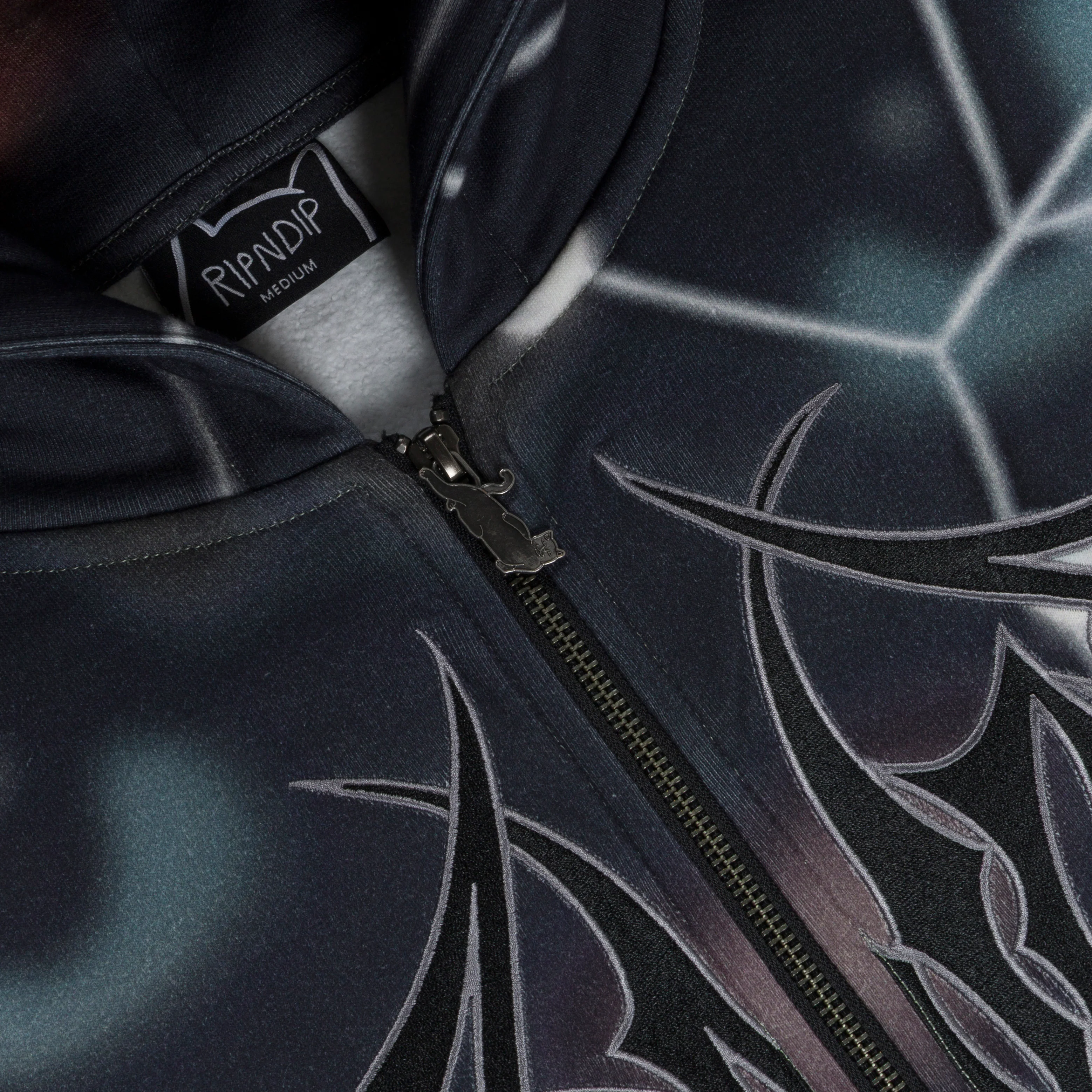 Redemption Zip Up Hoodie (Black Multi) - Image 4
