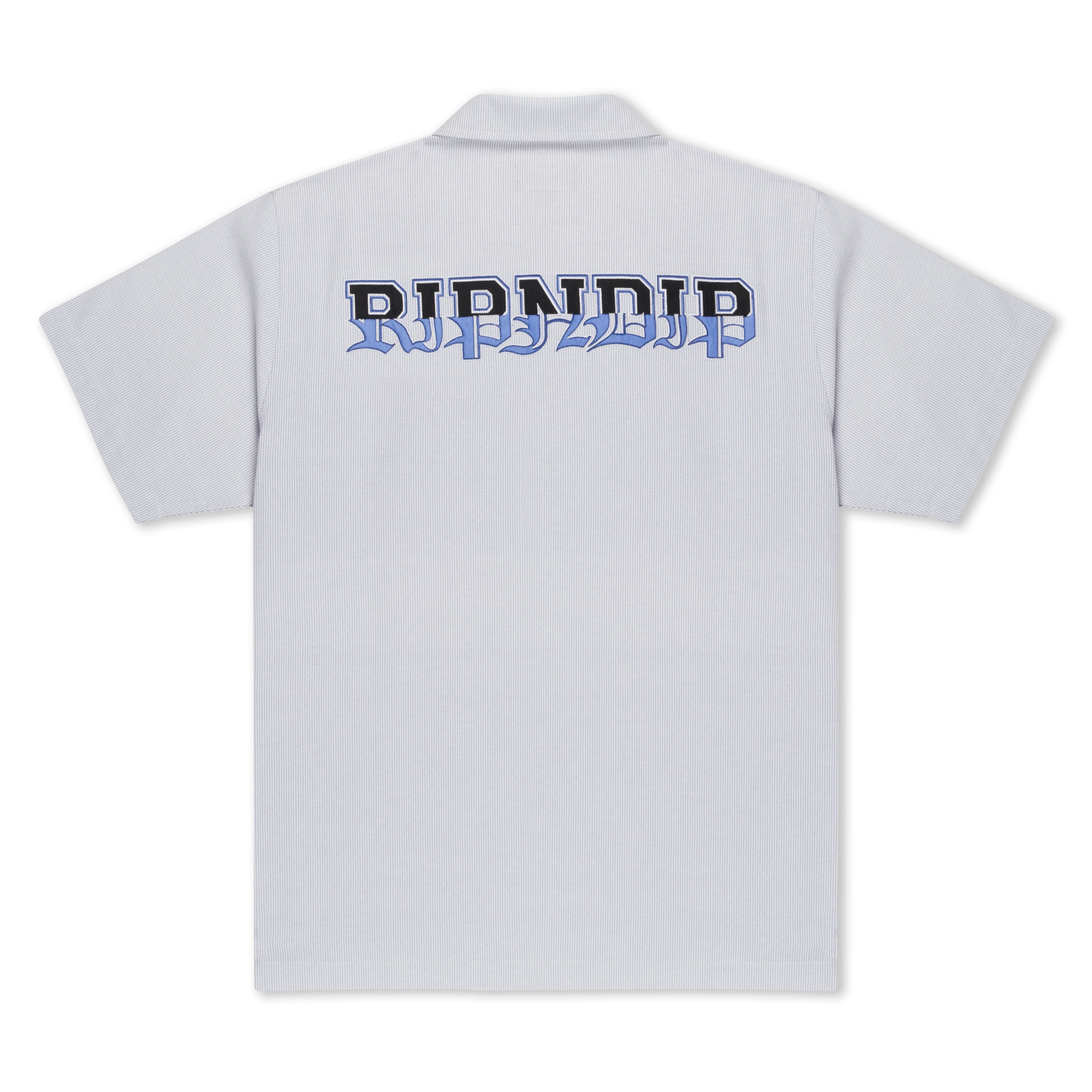 Rich Spirit Quarter Zip Shirt (Light Blue) - Image 5