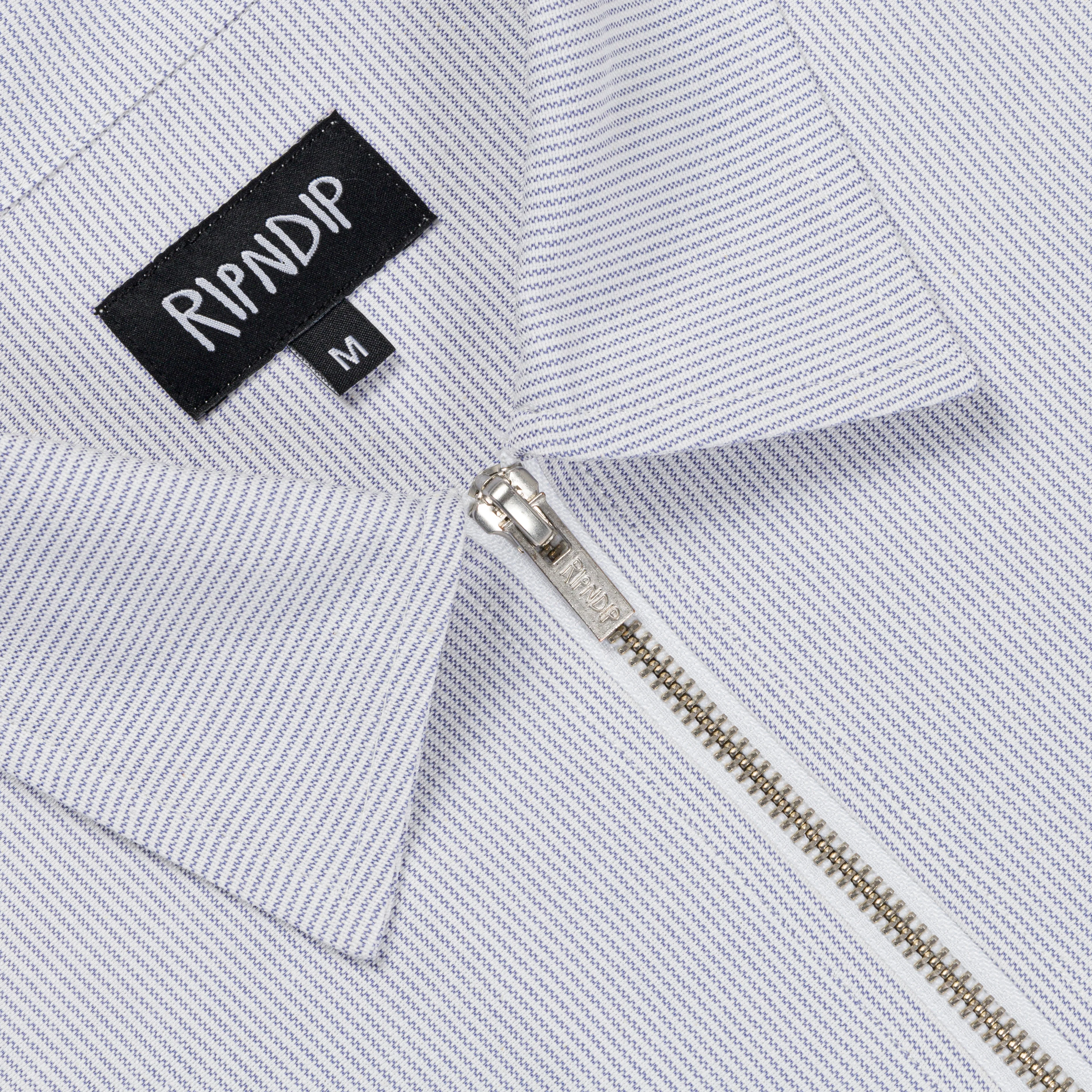 Rich Spirit Quarter Zip Shirt (Light Blue) - Image 7