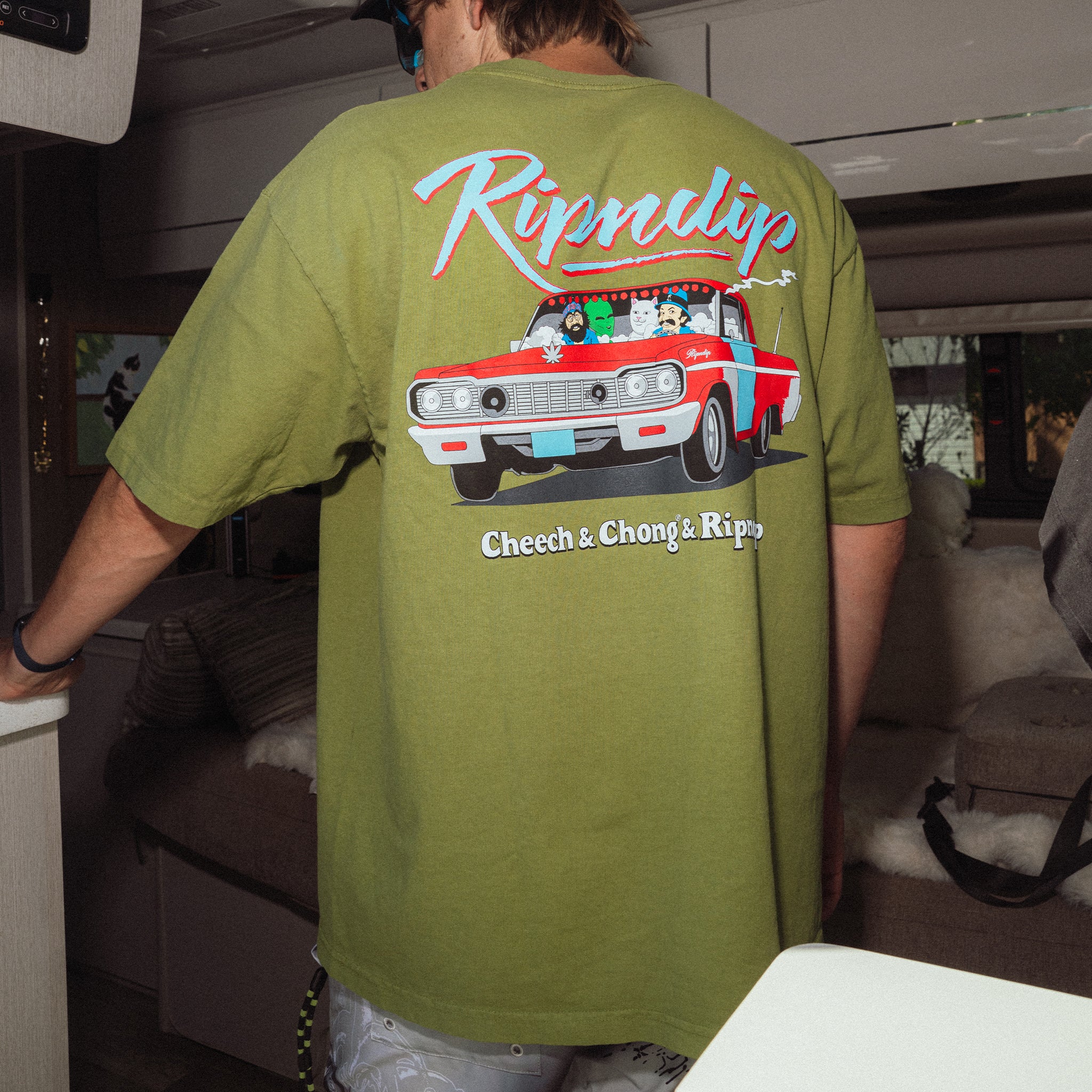 Riders Tee (Light Forest) - Image 3