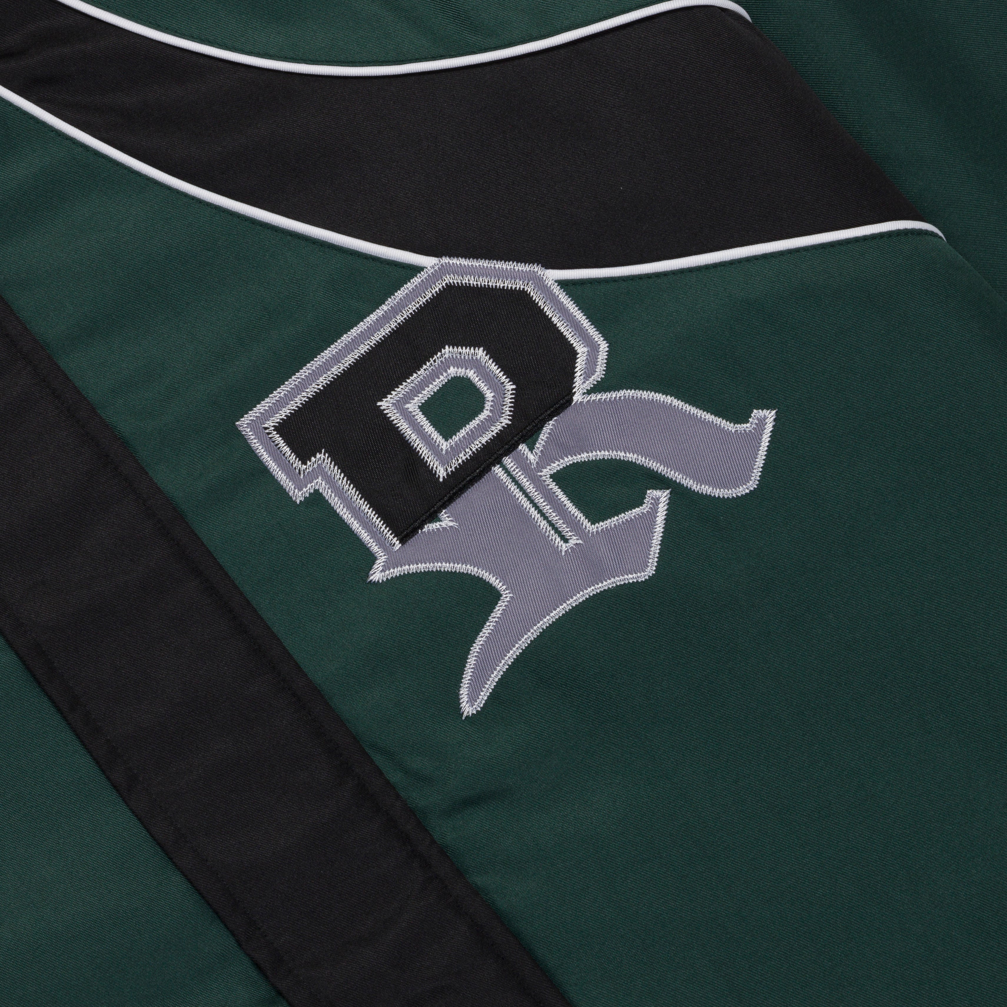RIPNDIP Athletics Race Jacket (Hunter Green / Black) - Image 5