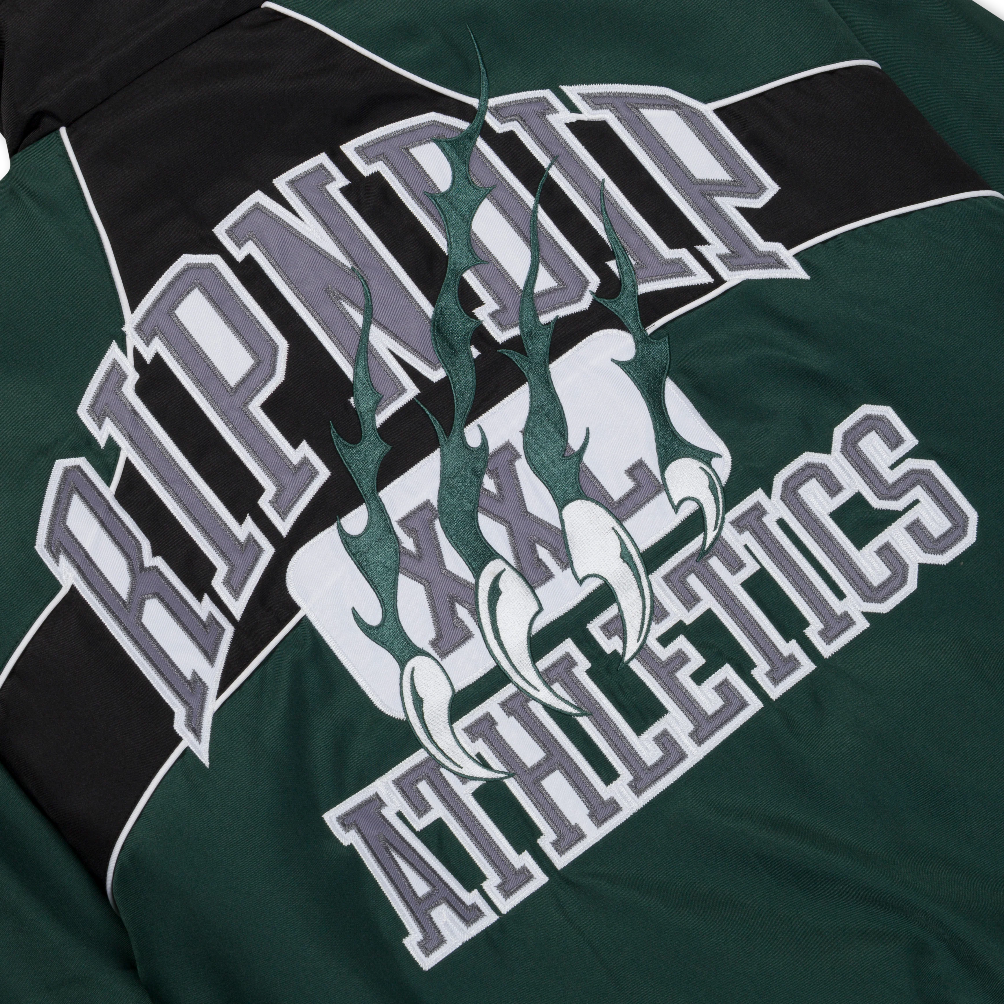 RIPNDIP Athletics Race Jacket (Hunter Green / Black) - Image 7