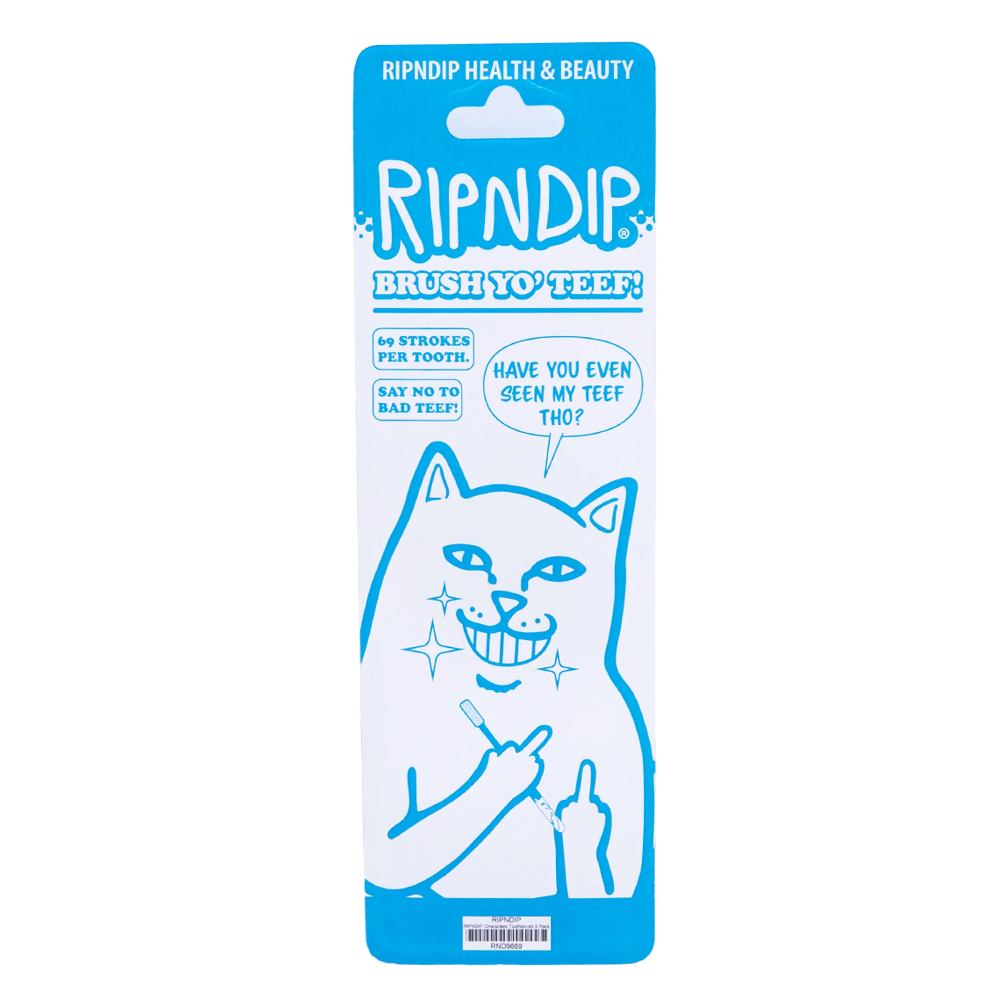 RIPNDIP Characters Toothbrush 3 Pack (Multi) - Image 7