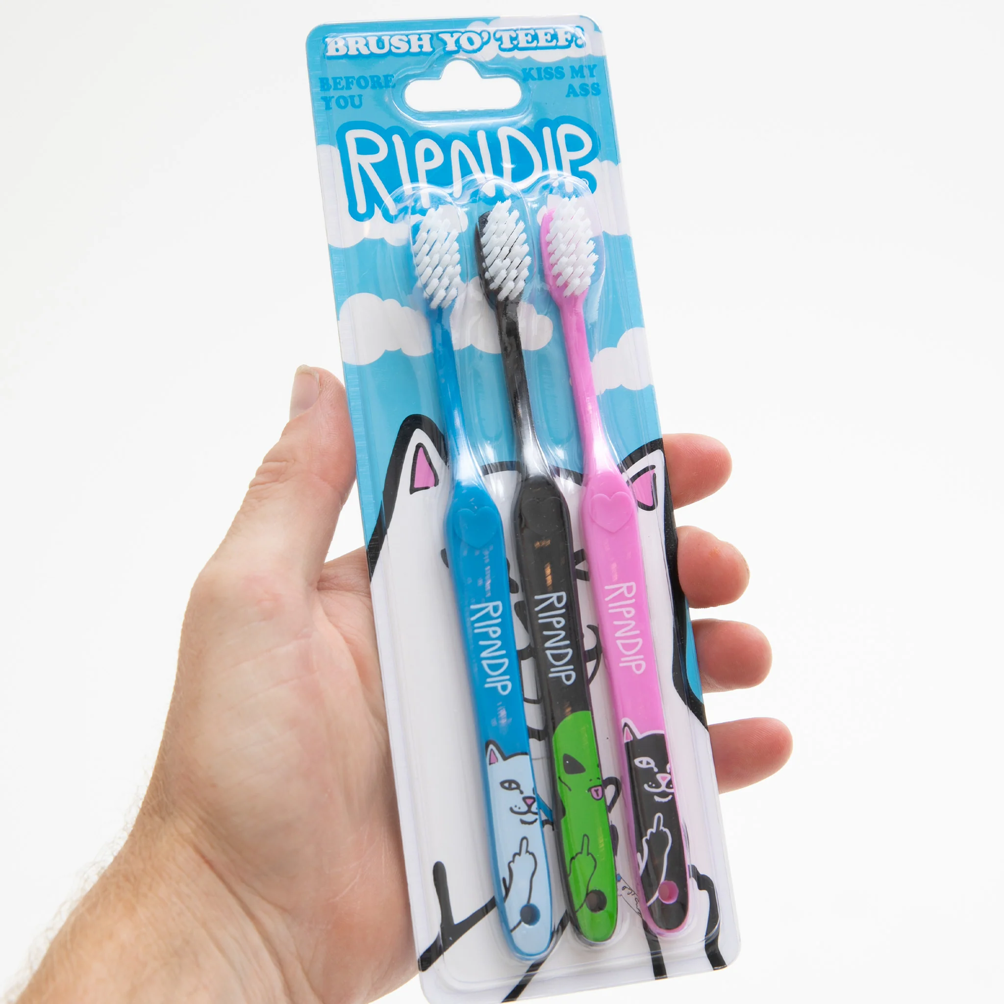 RIPNDIP Characters Toothbrush 3 Pack (Multi) - Image 8