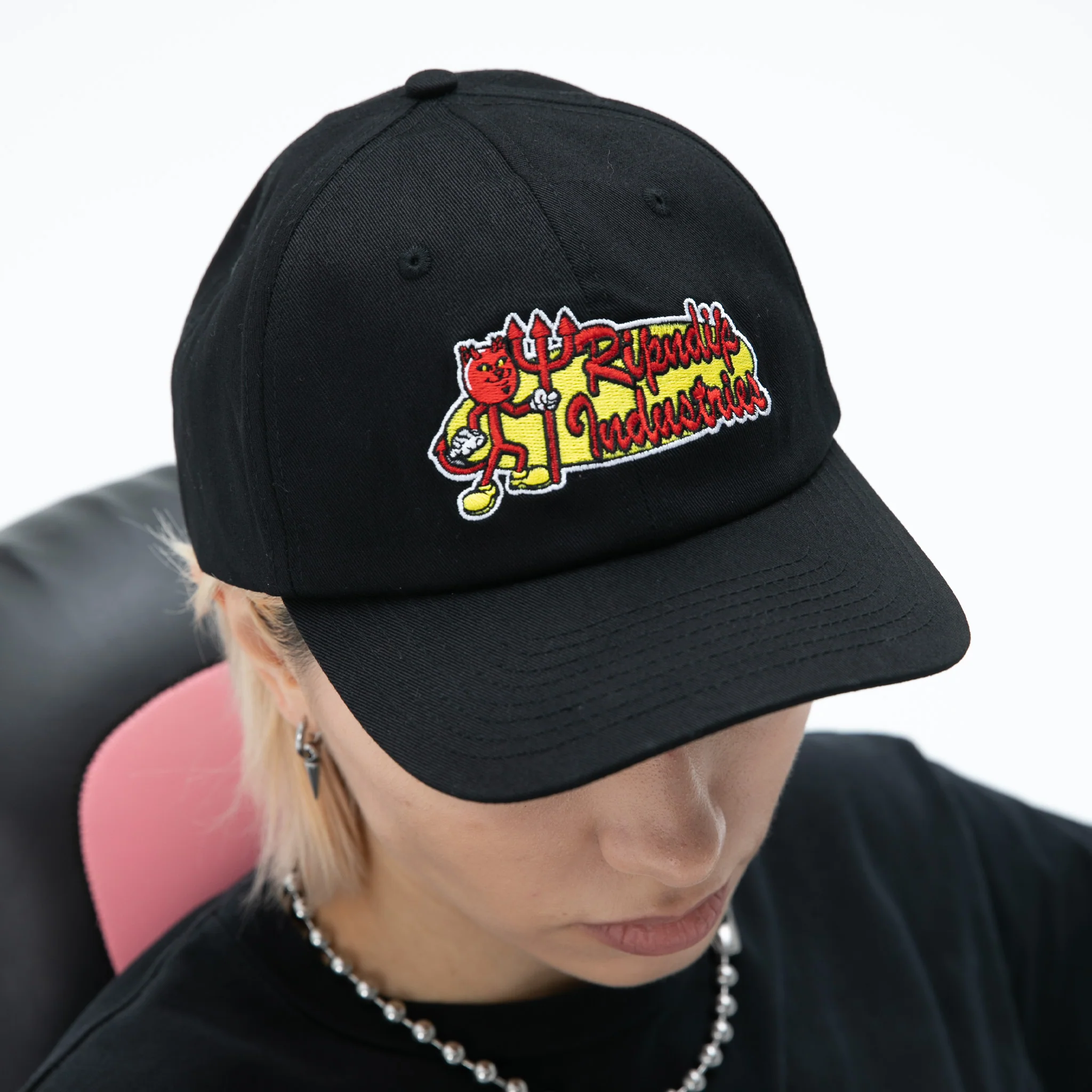 Ripndip Industries 6 Panel Hat (Black) - Image 2