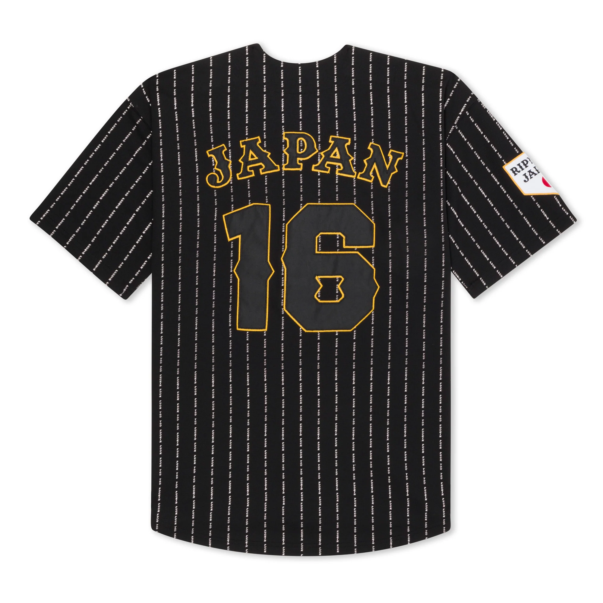 Ripndip JPN Baseball Jersey (Black) - Image 3