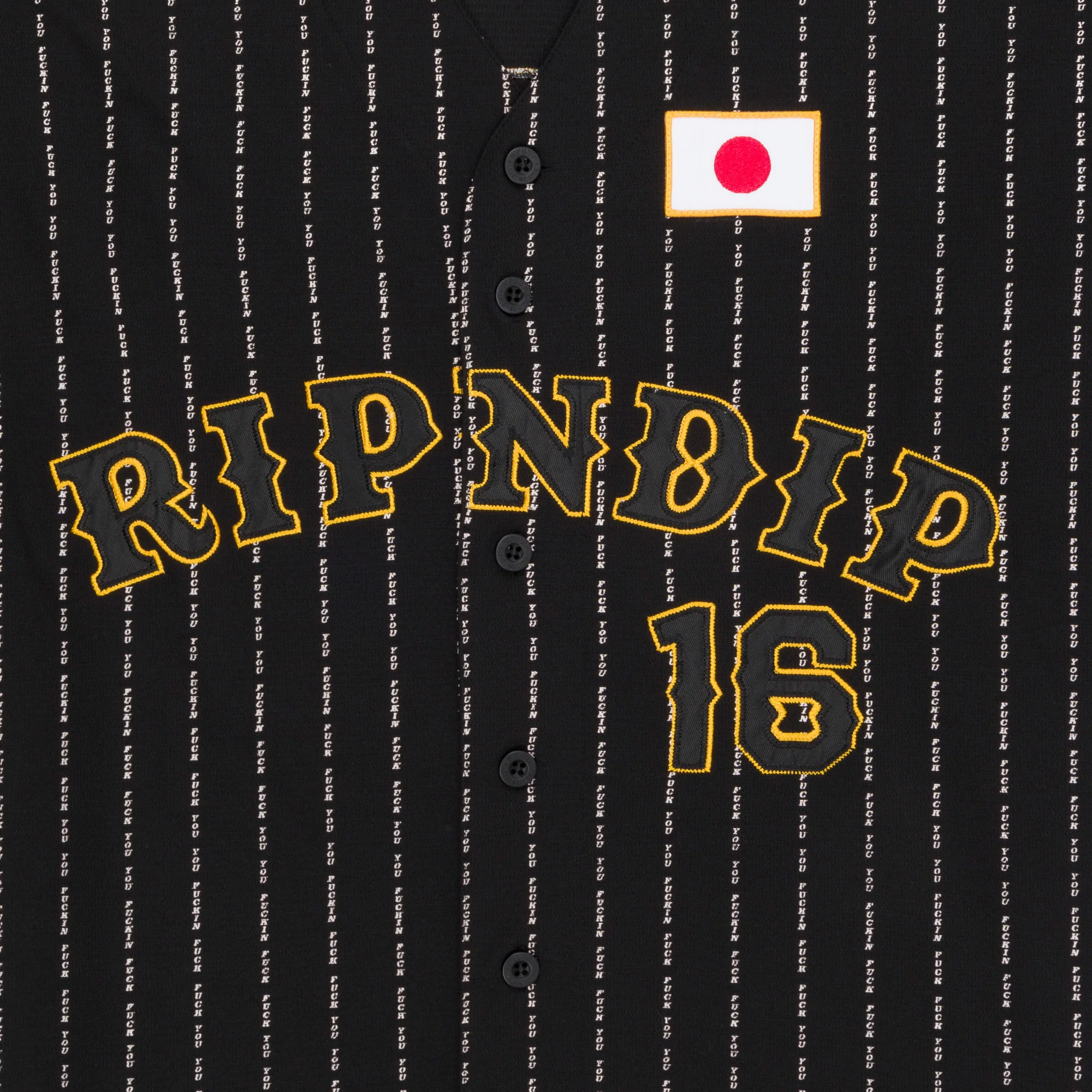 Ripndip JPN Baseball Jersey (Black) - Image 4