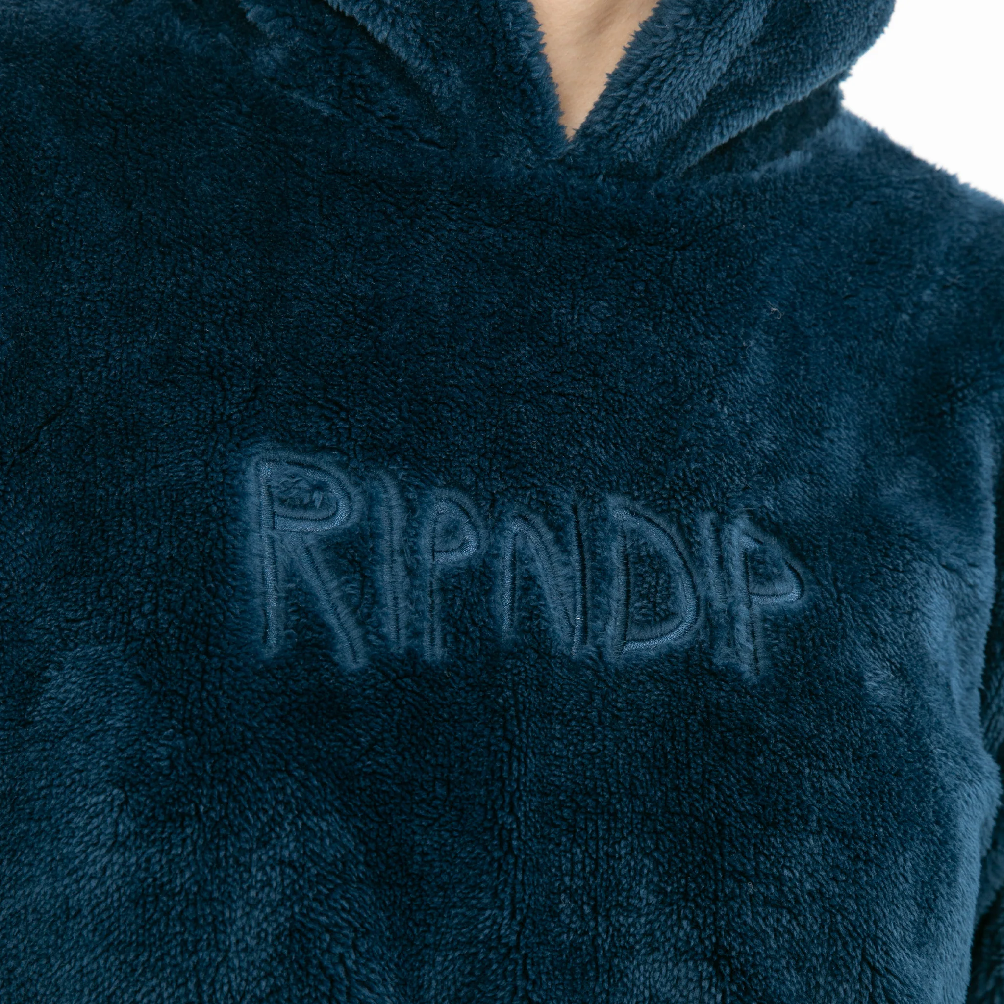 Ripndip OG Sherpa Hoodie (Navy) - Image 2