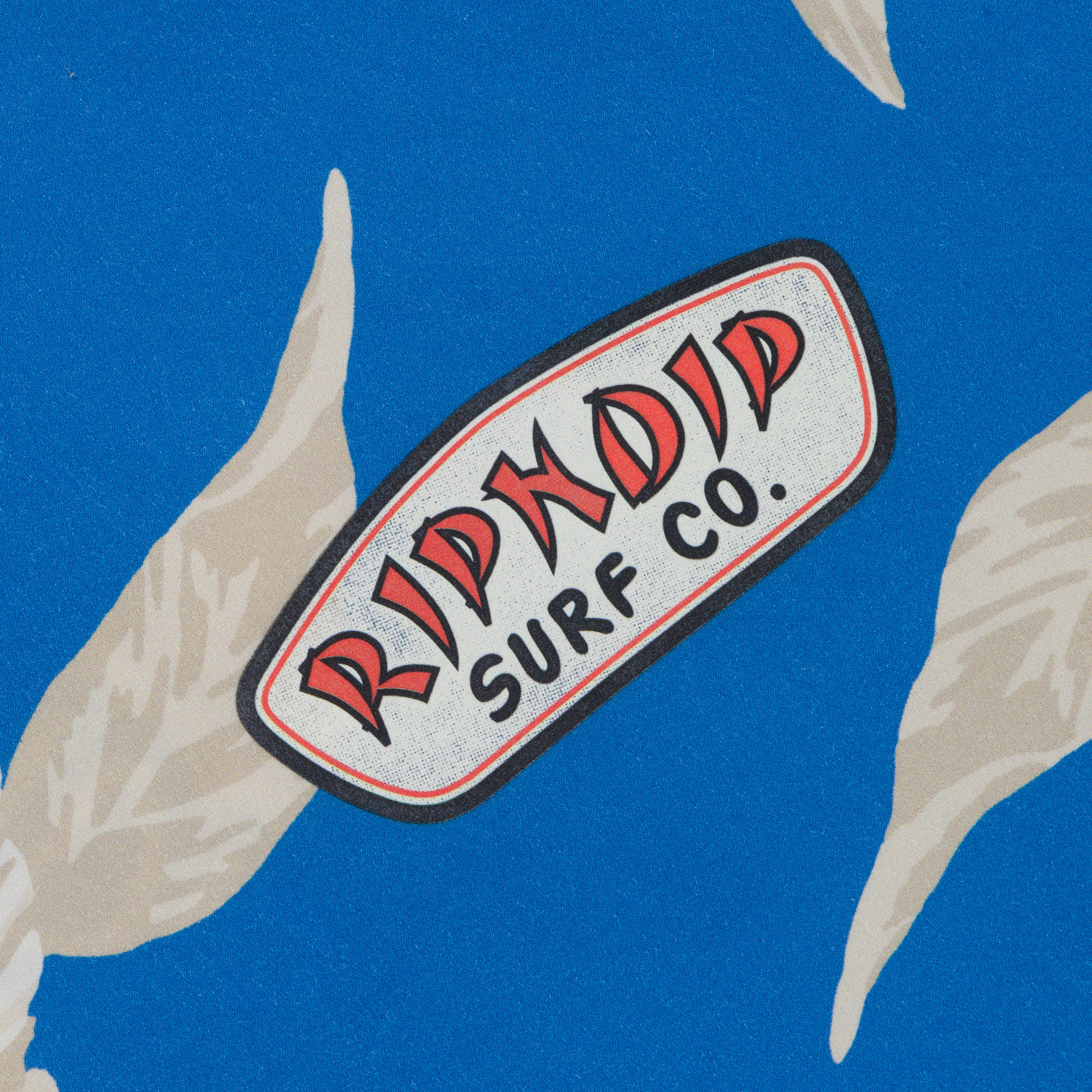 RIPNDIP Surf Co Button Up (Blue / Cream) - Image 4