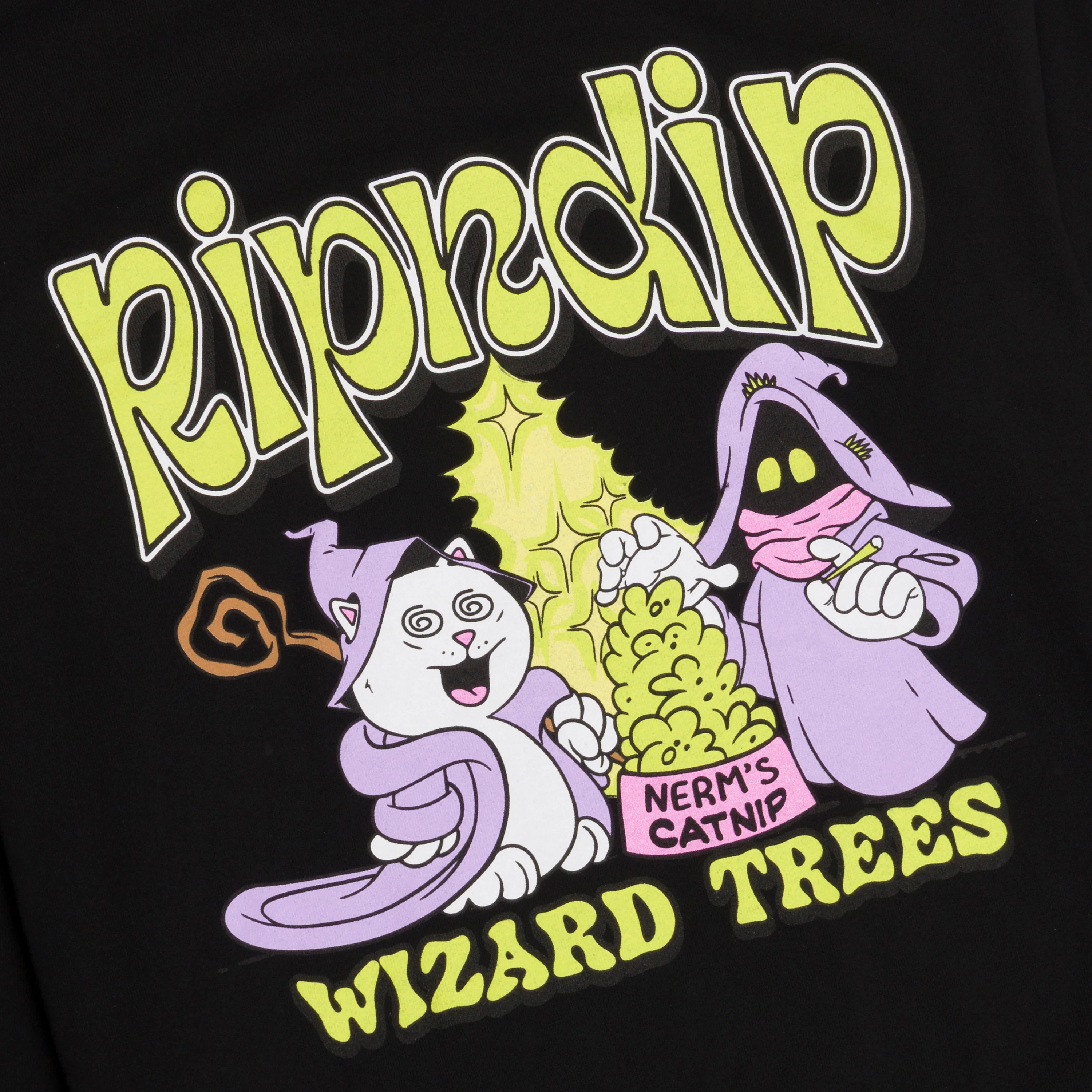Ripndip Wizard Trees Catnip Hoodie (Black) - Image 5