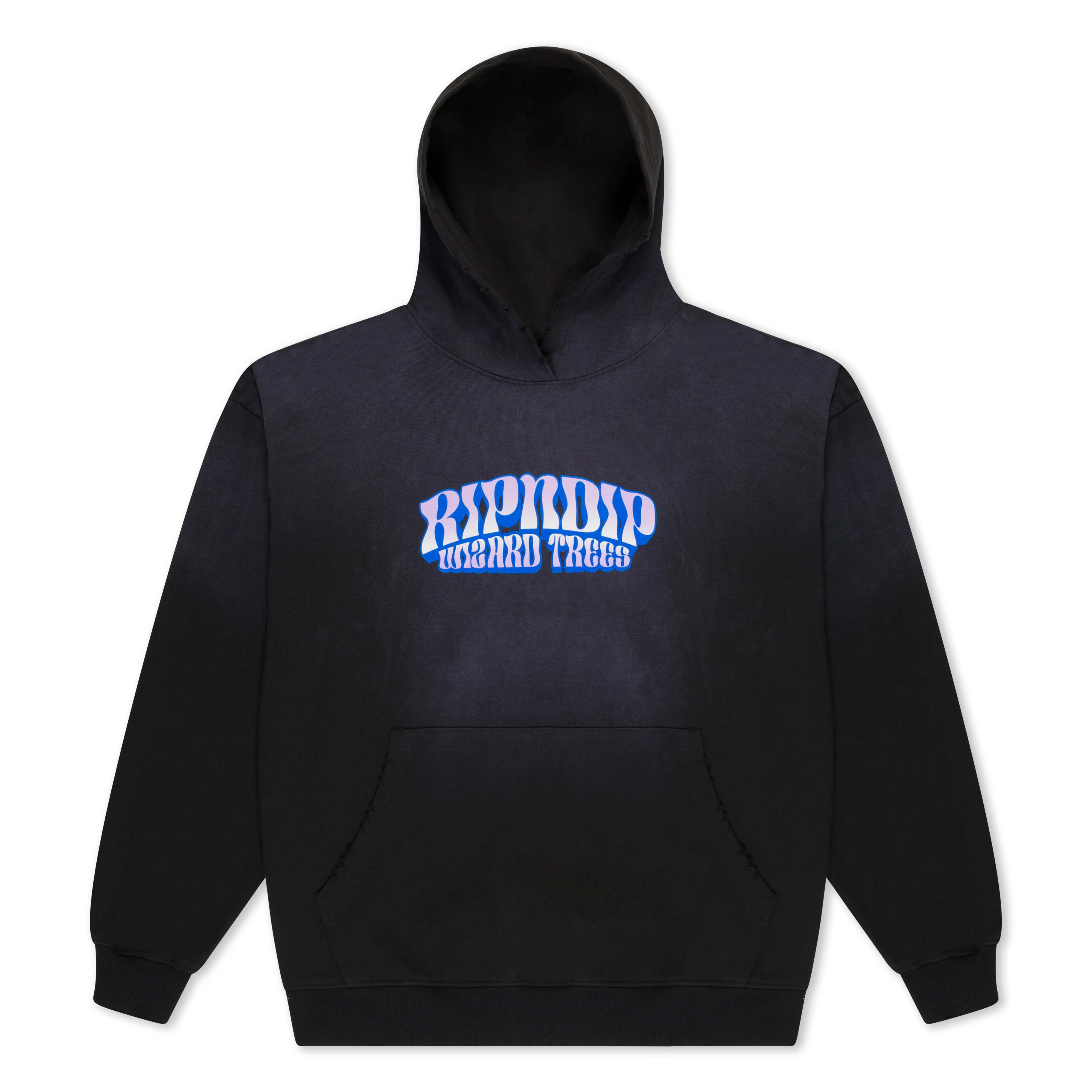 Ripndip Wizard Trees Riding High Hoodie (Washed Black) - Image 3