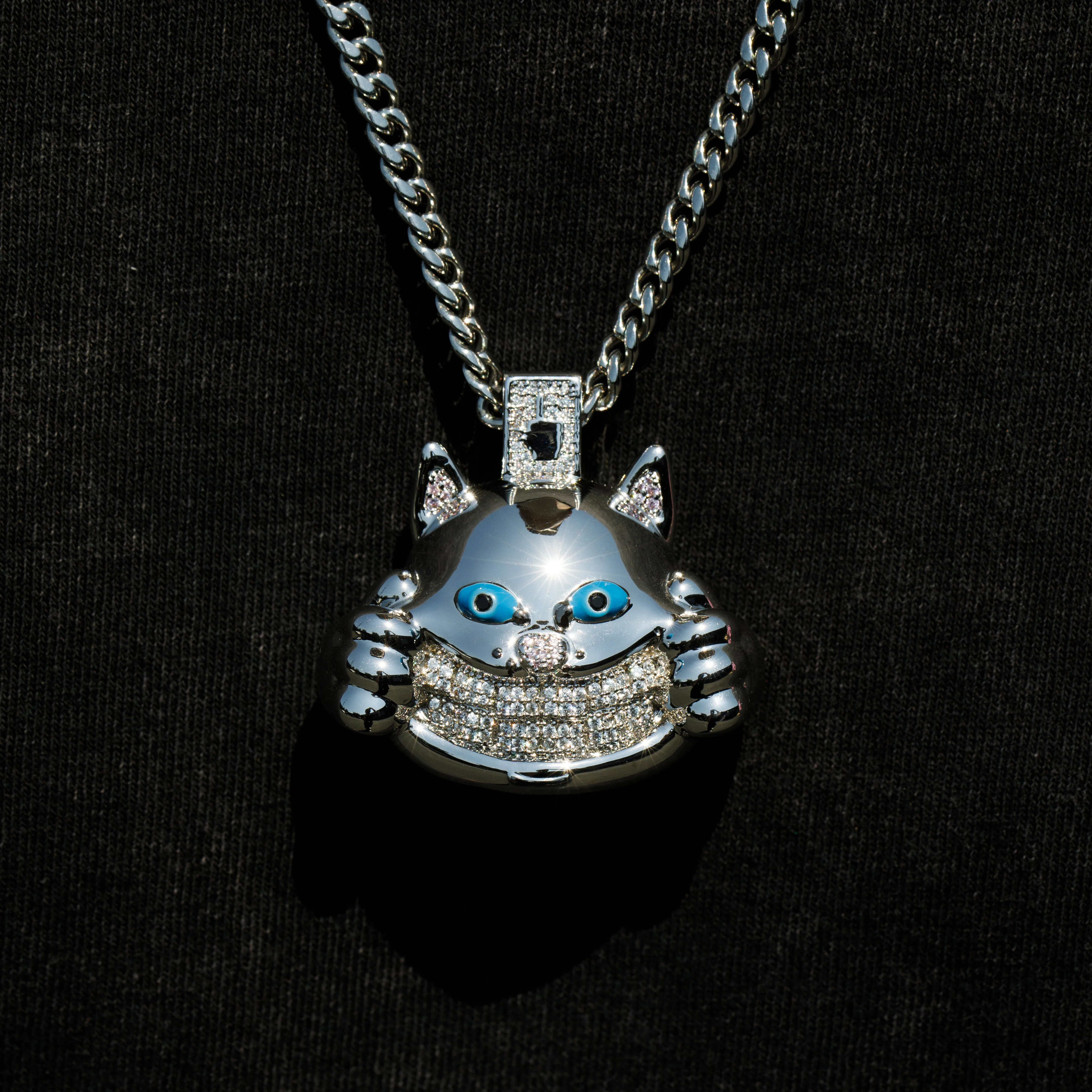 Ripndip x King Ice Nermal Necklace (Silver) - Image 2