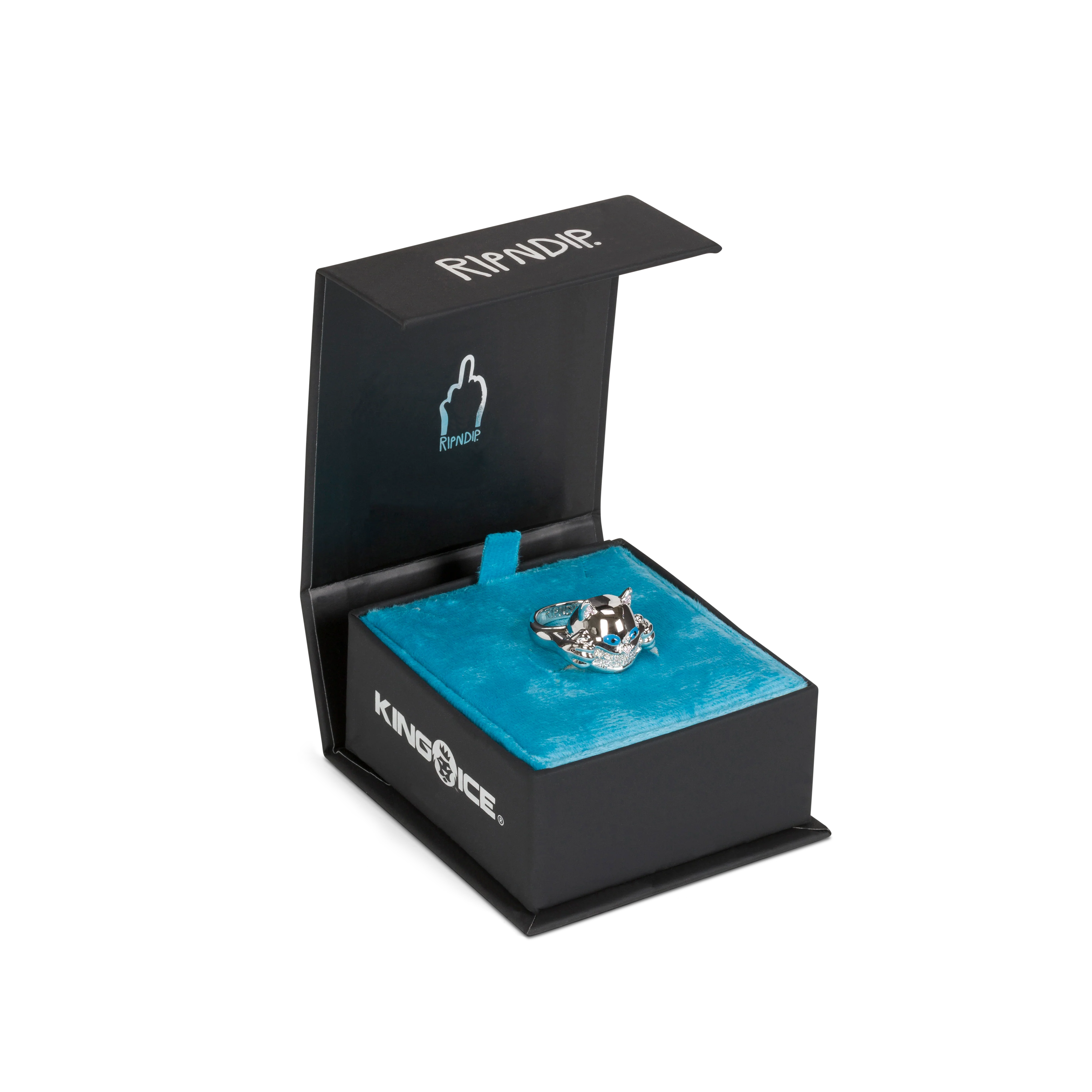 Ripndip x King Ice Nermal Ring (Silver) - Image 4