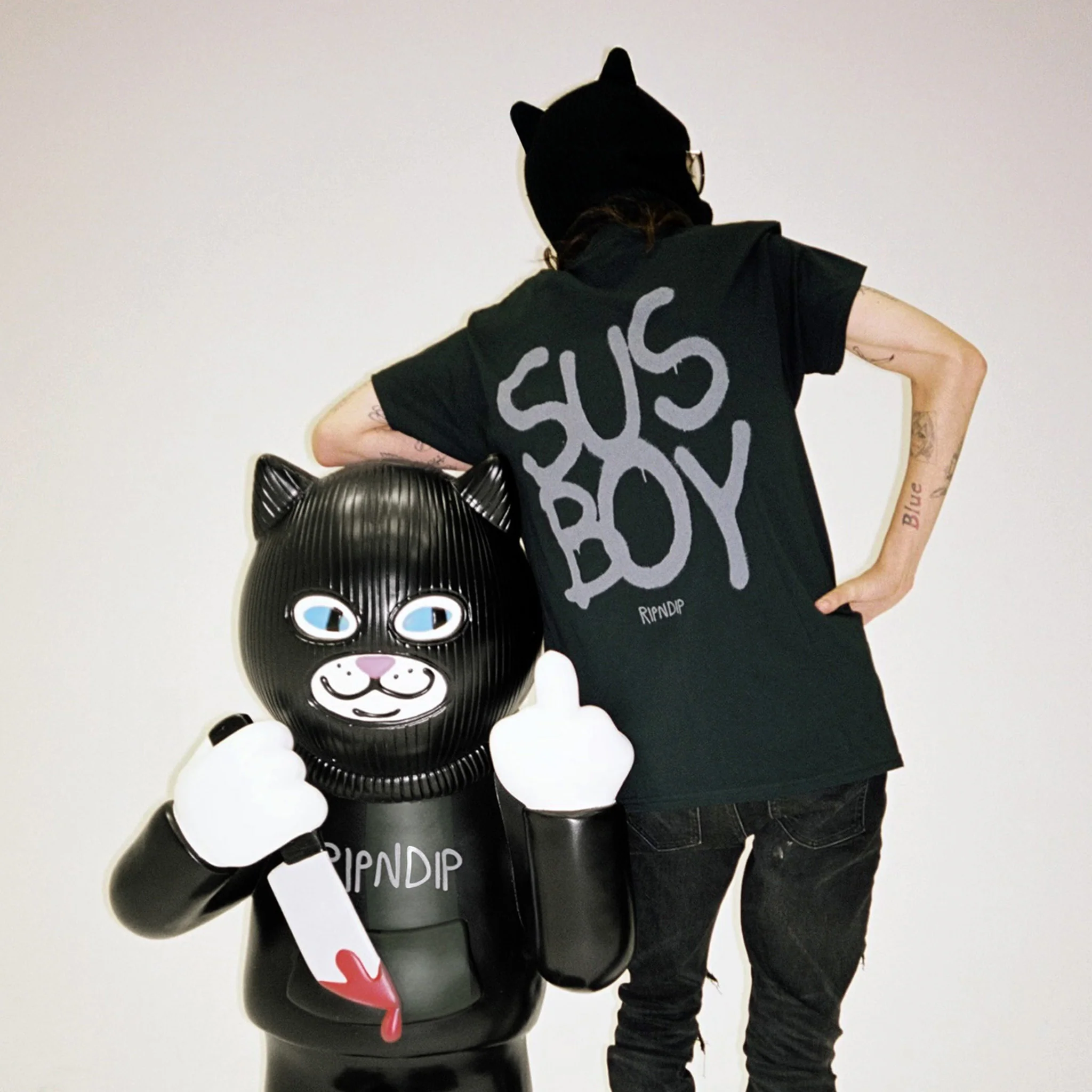 Ripndip x Sus Boy Pocket Tee (Black) - Image 5