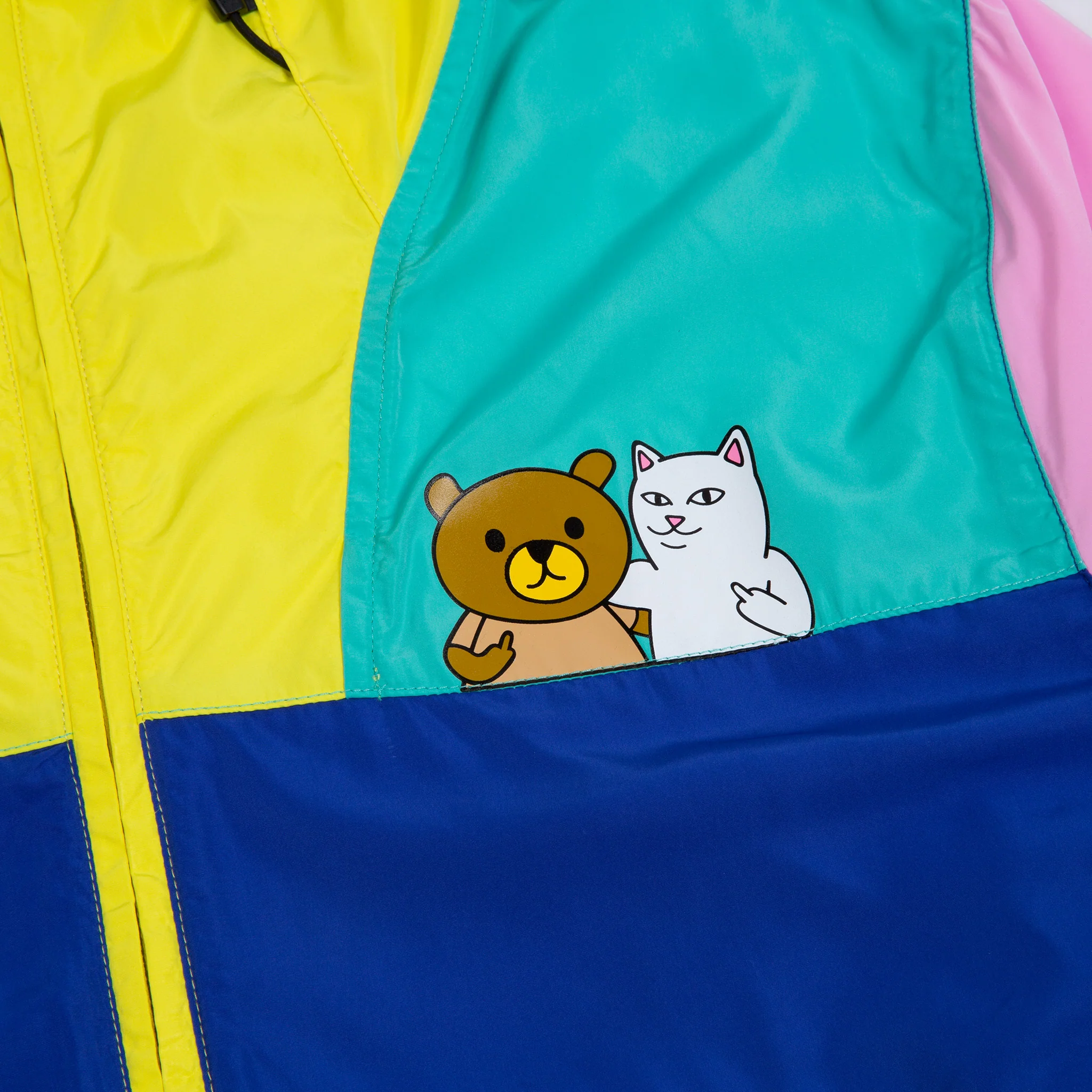 Ripndip Teddy Fresh Packable Anorak Jacket (Multi) - Image 5