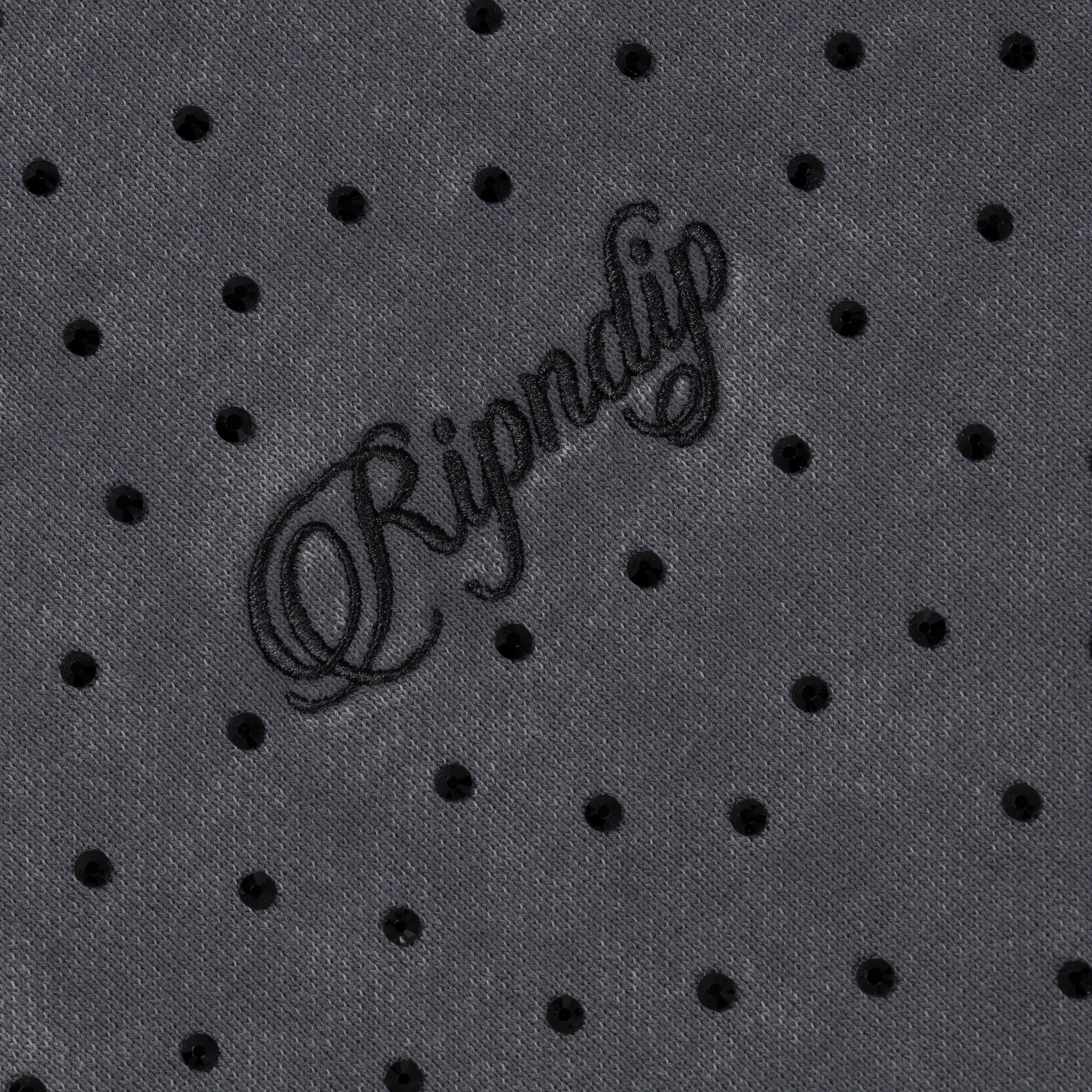 RIPNGEMS Zip Up Hoodie (Charcoal Wash) - Image 3
