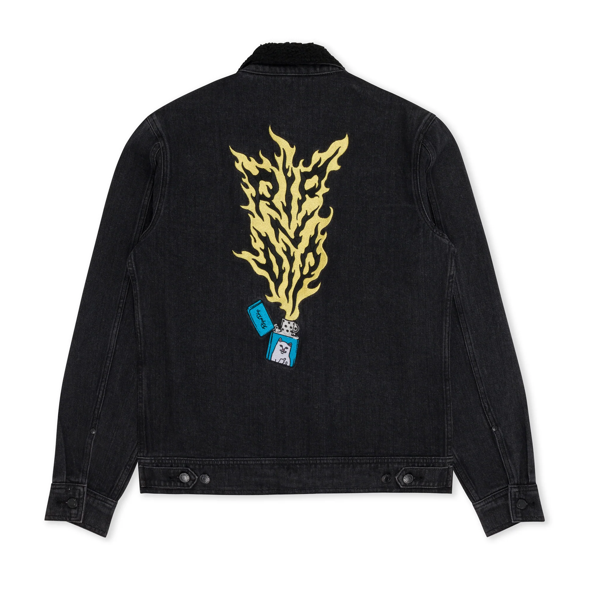 Ripnlit Denim Jacket (Black Denim Wash) - Image 5