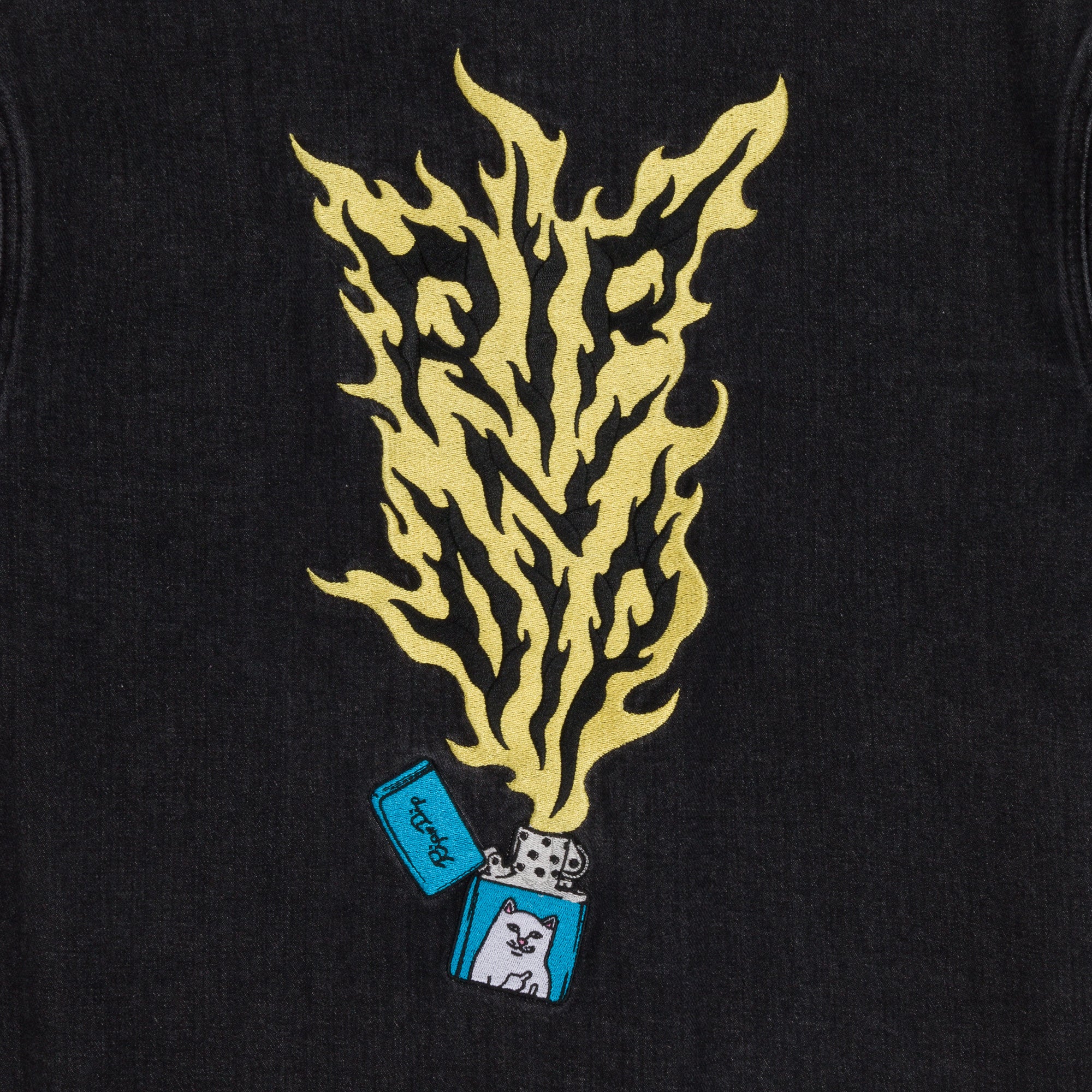 Ripnlit Denim Jacket (Black Denim Wash) - Image 6