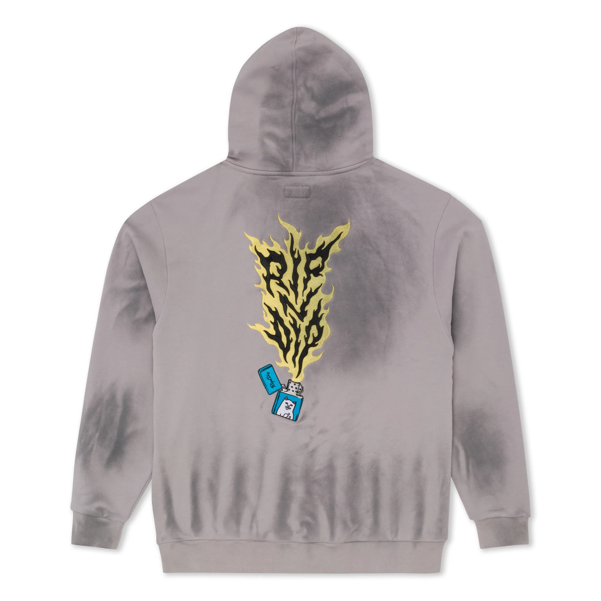 Ripnlit Hoodie (Charcoal Faded Wash) - Image 2