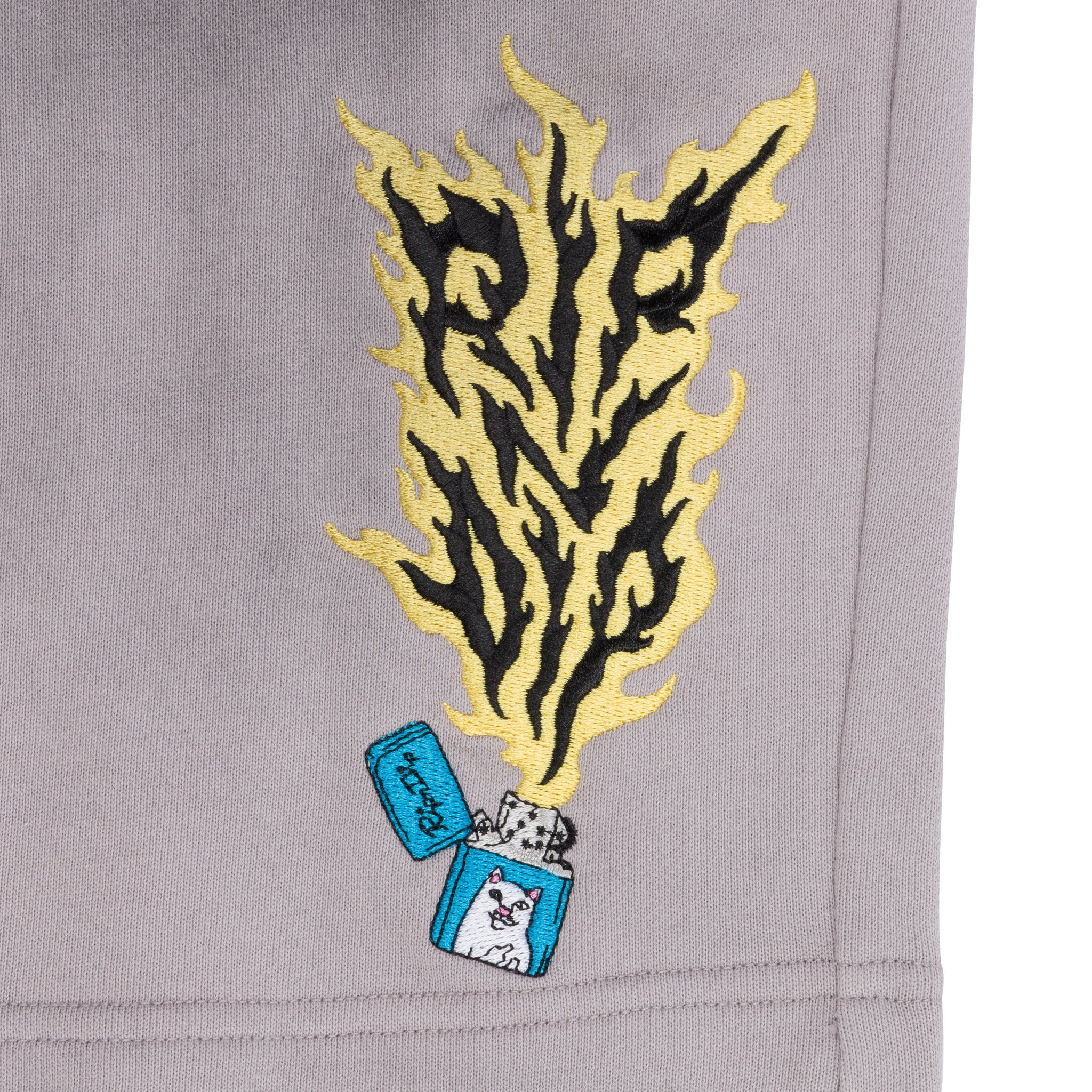 Ripnlit Sweatshorts (Charcoal Faded Dye) - Image 4
