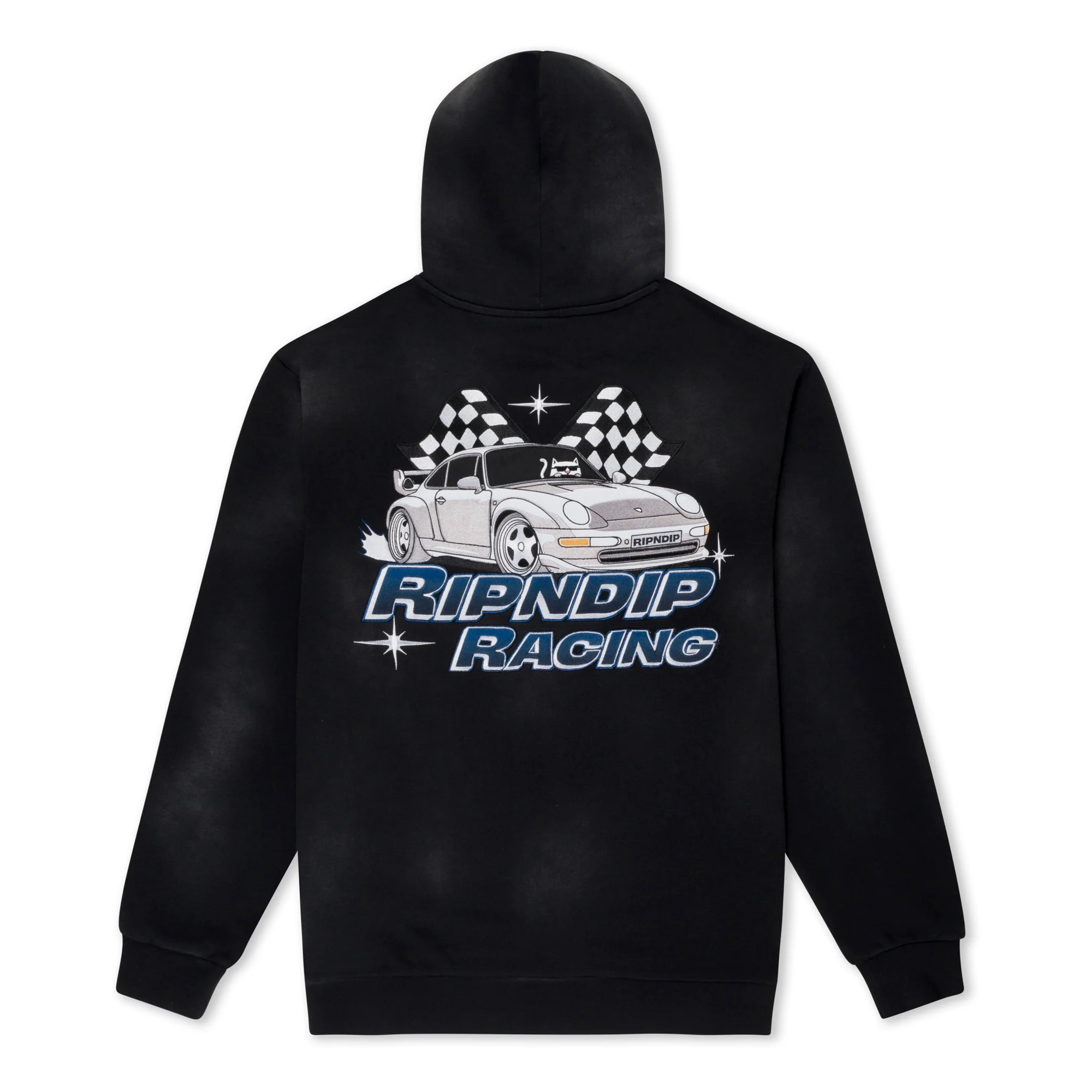 Ripnrace Hoodie (Black Fade Wash) - Image 4