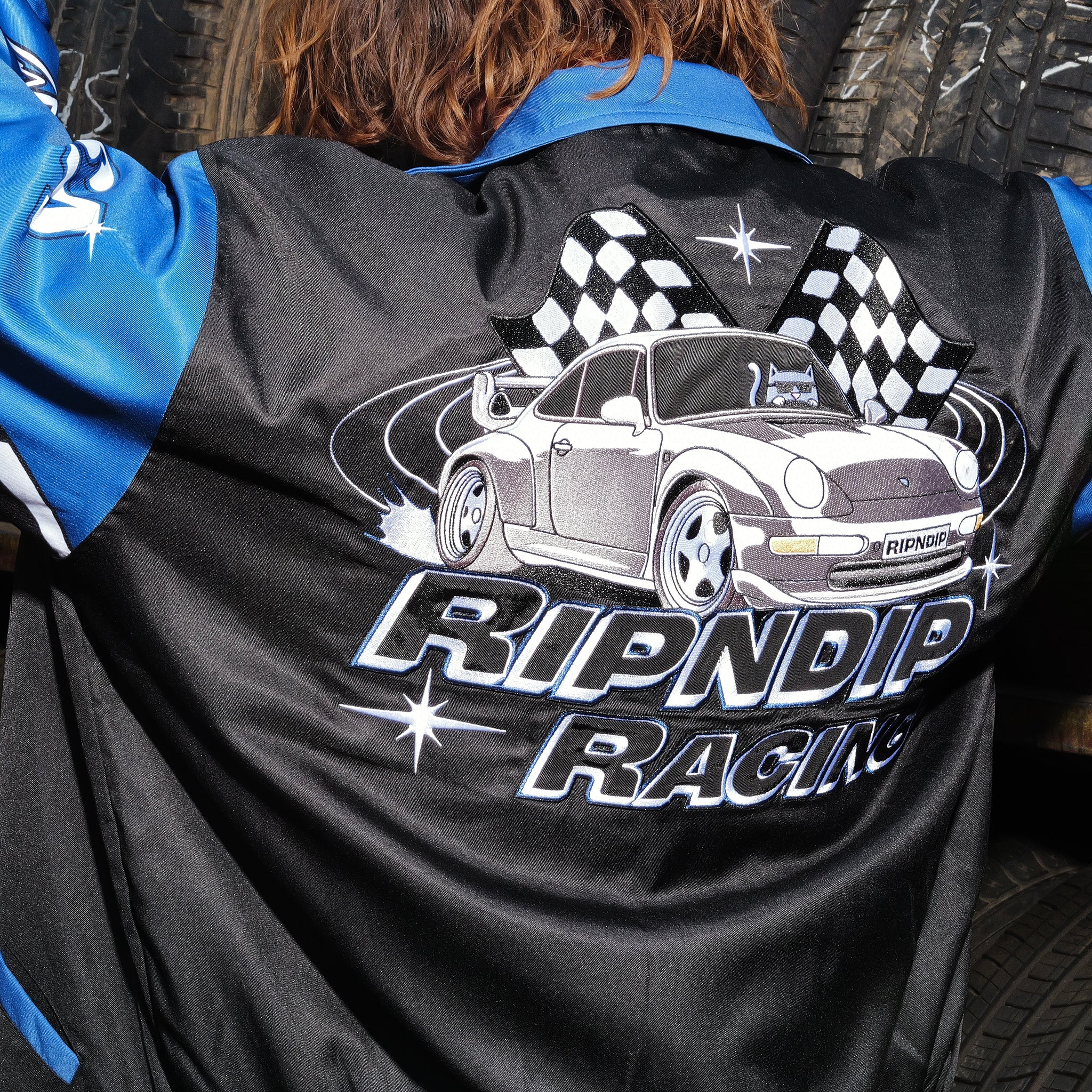 Ripnrace Jacket (Black/Blue) - Image 6