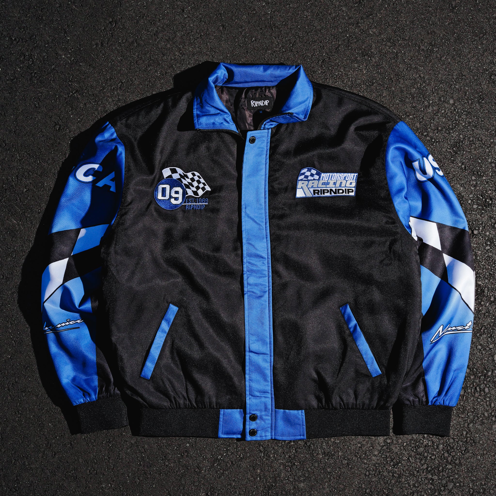 Ripnrace Jacket (Black/Blue) - Image 7