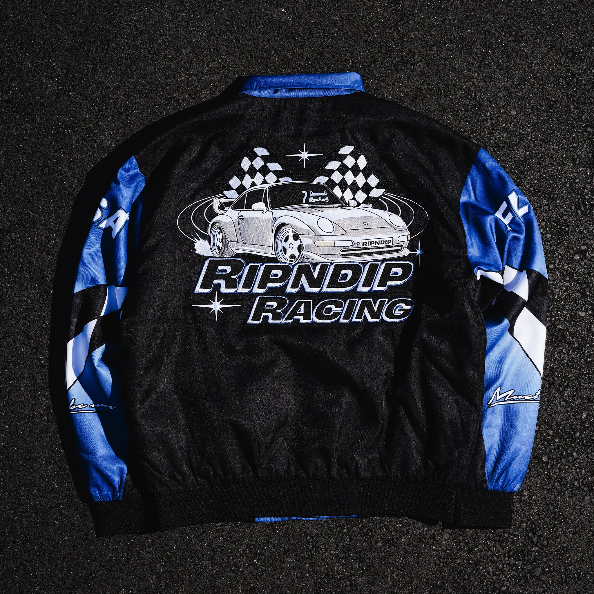 Ripnrace Jacket (Black/Blue) - Image 8