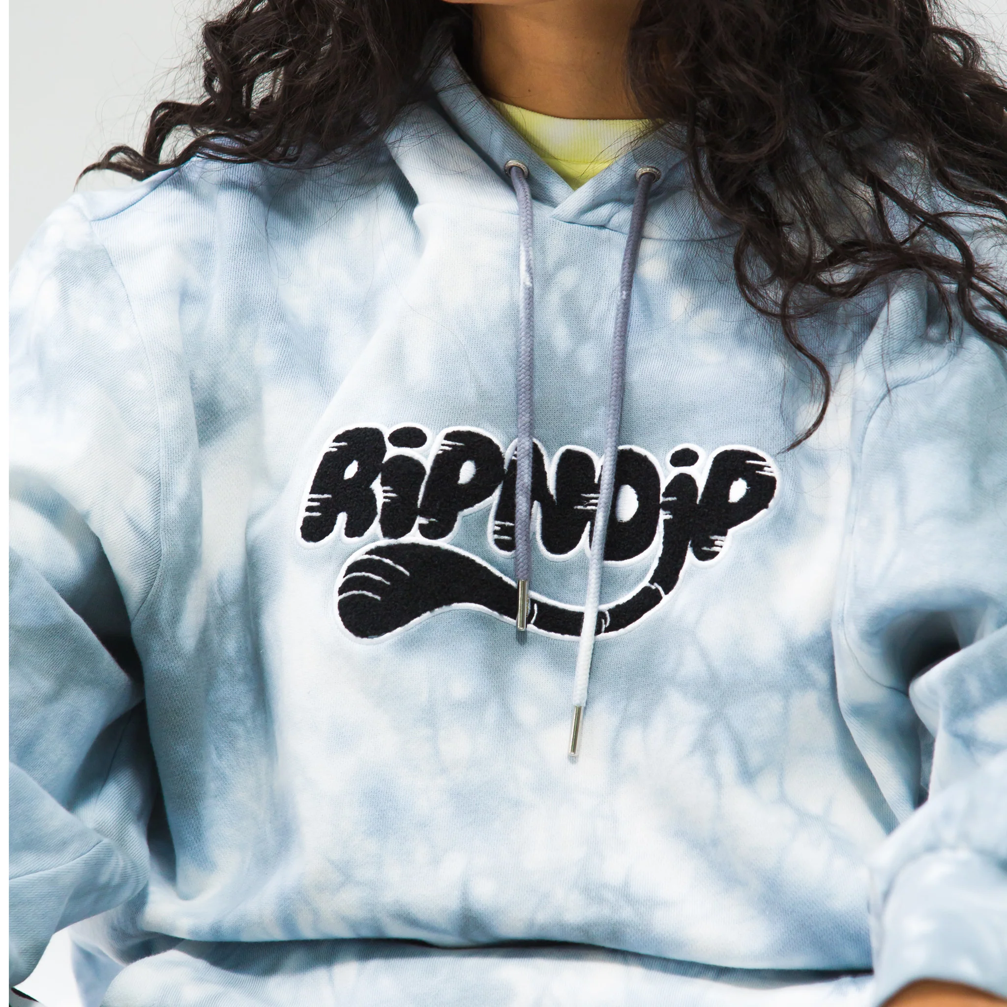 RIPNTAIL Hoodie (Grey Lightning Wash) - Image 2