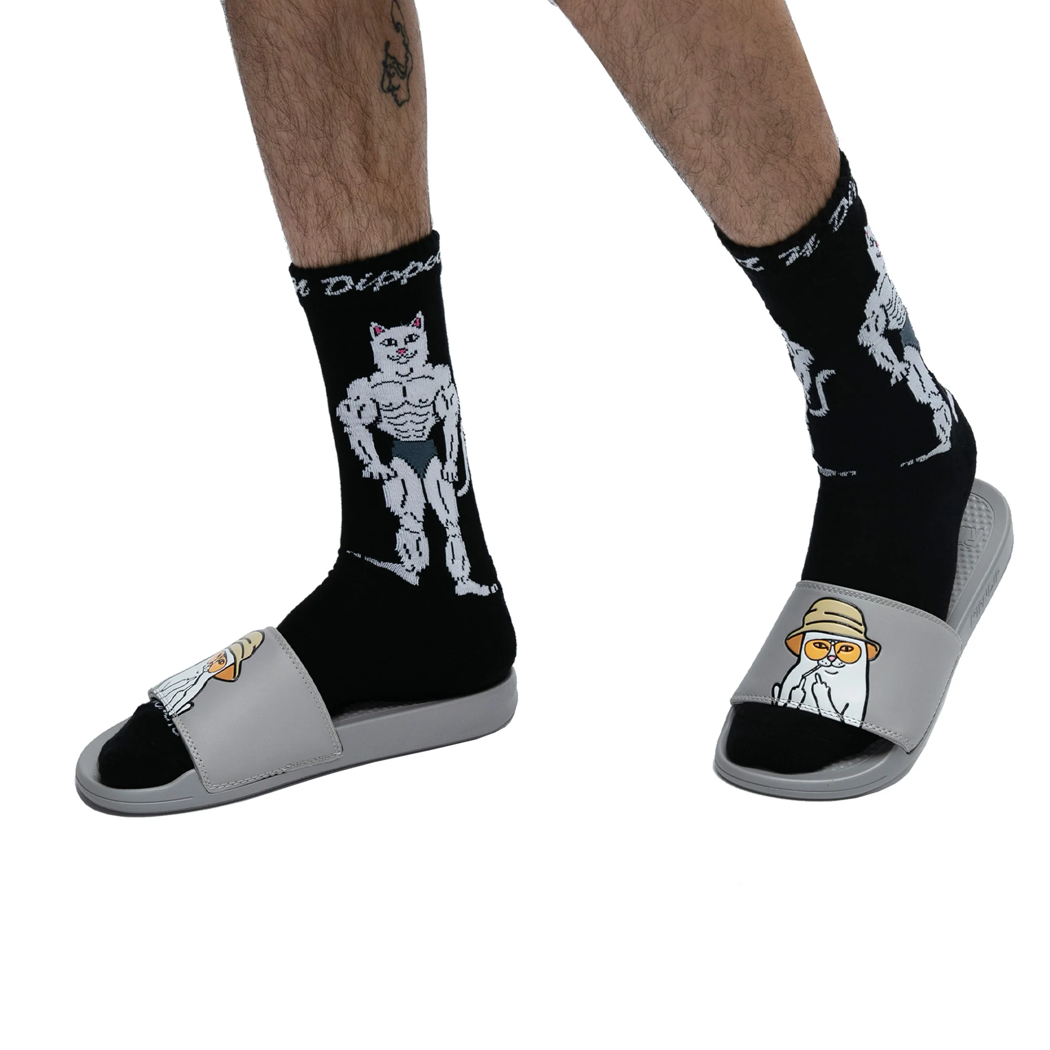 Ripped N Dipped Socks (Black) - Image 2