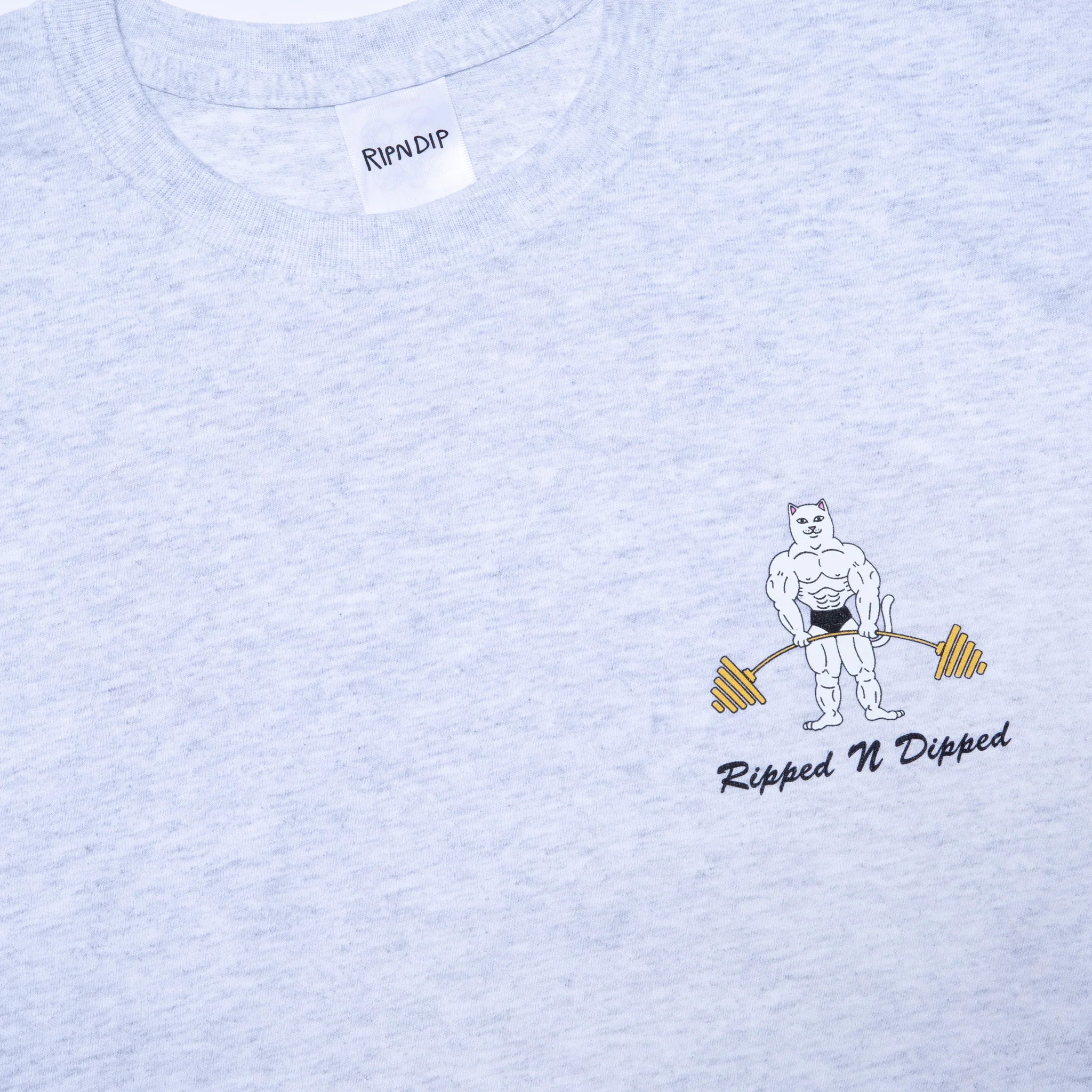 Ripped N Dipped Tee (Ash Heather) - Image 4