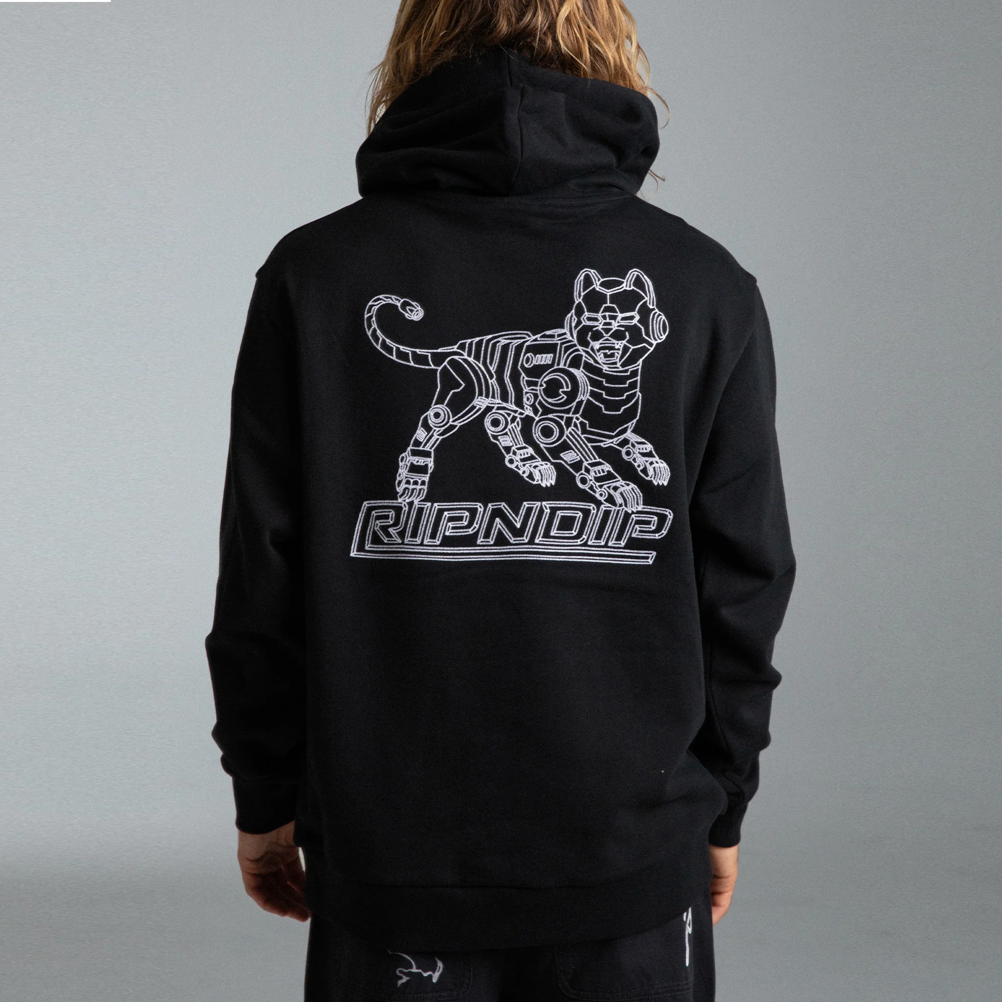 Robo Nerm Hoodie (Black) - Image 2