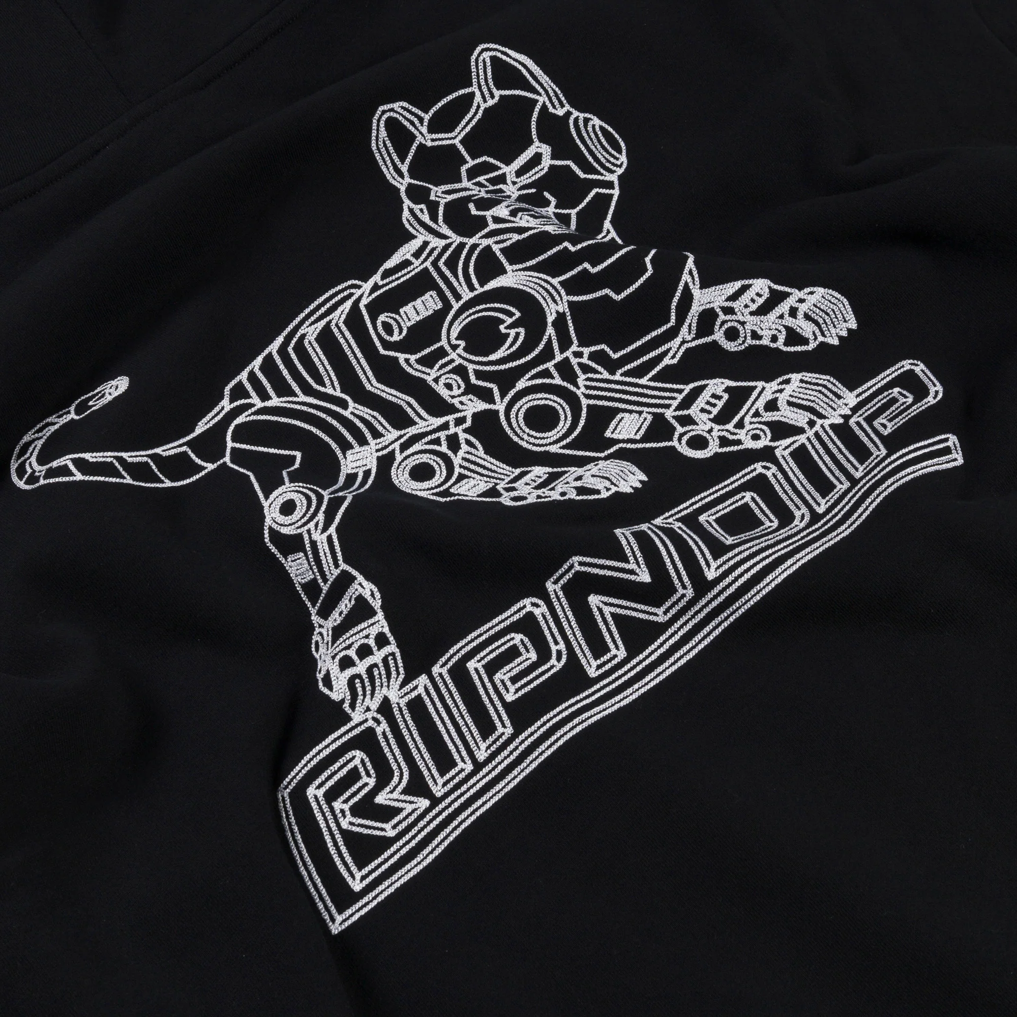 Robo Nerm Hoodie (Black) - Image 5
