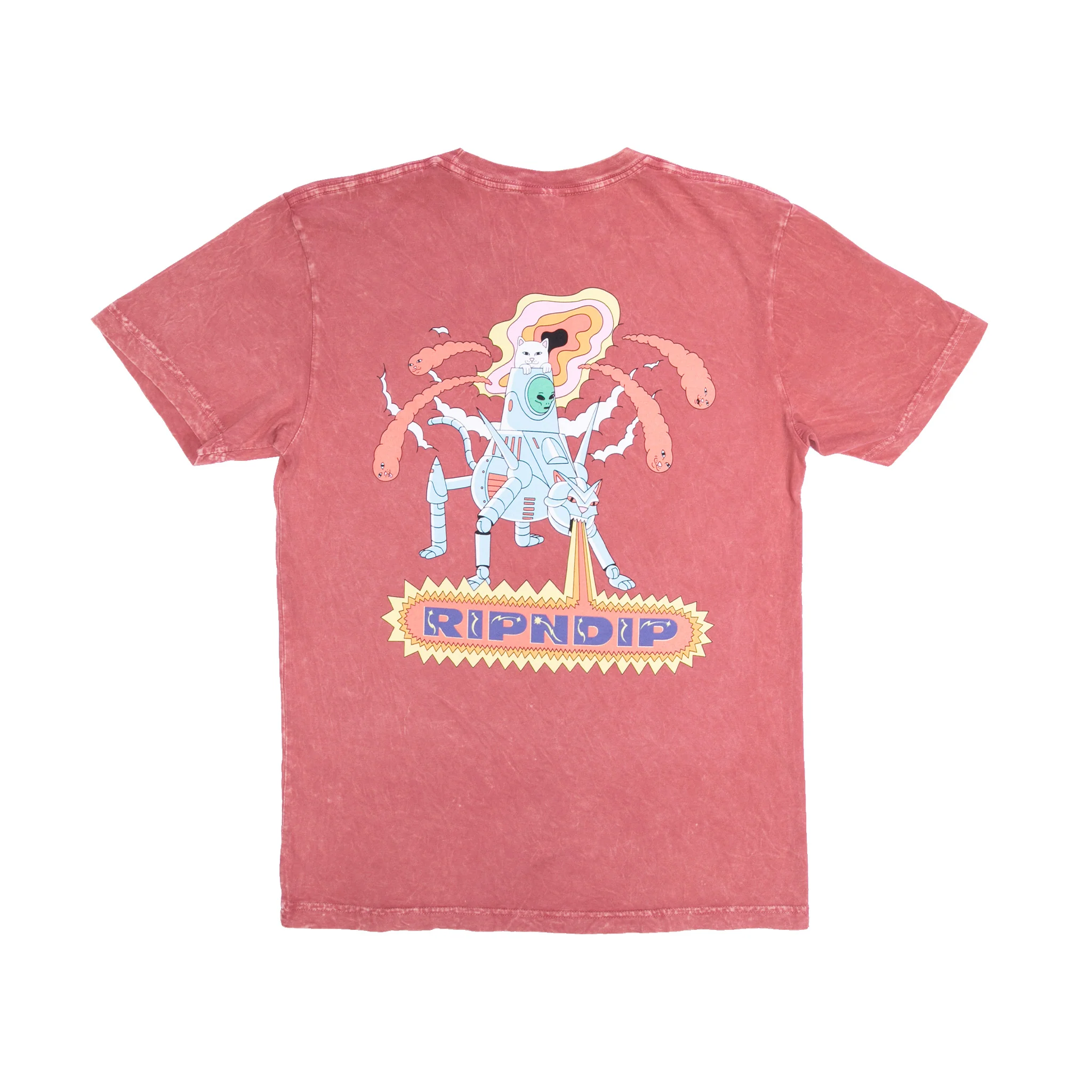 Robot Attack Tee (Clay Mineral Wash) - Image 3