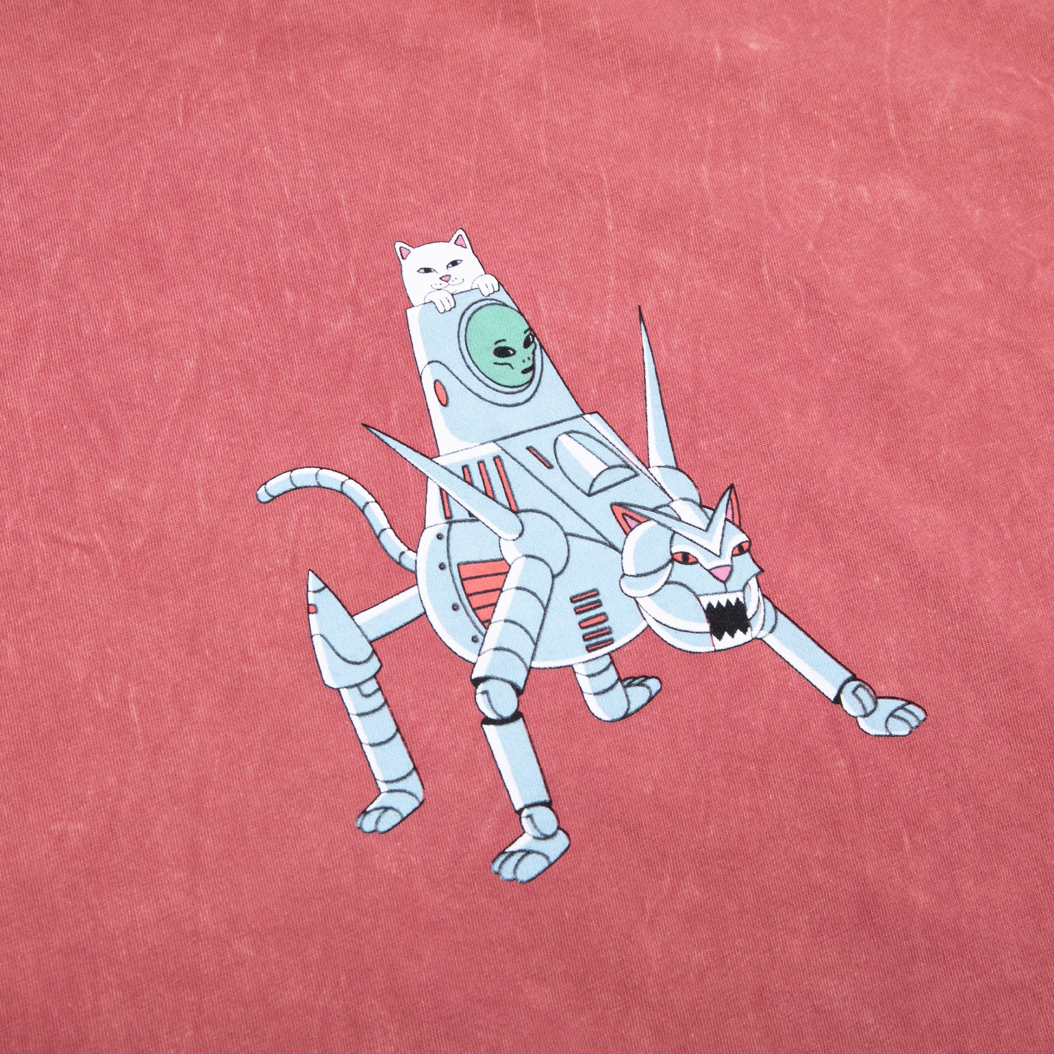 Robot Attack Tee (Clay Mineral Wash) - Image 4