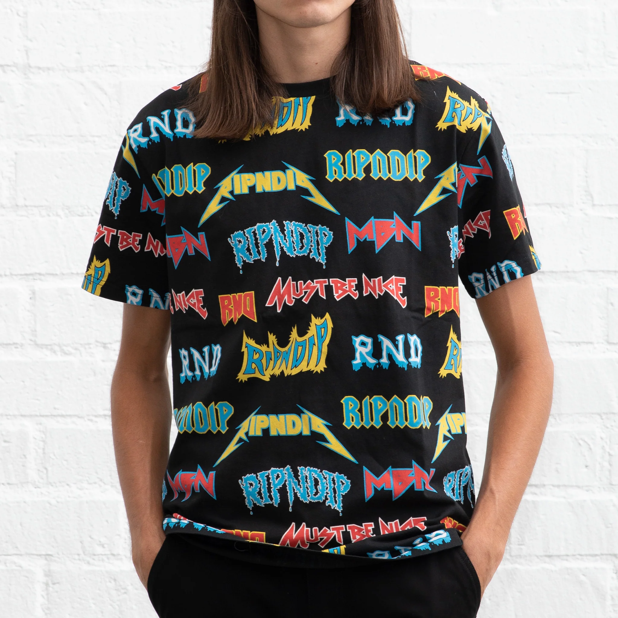 Rock & Nerm Tee (Black) - Image 2