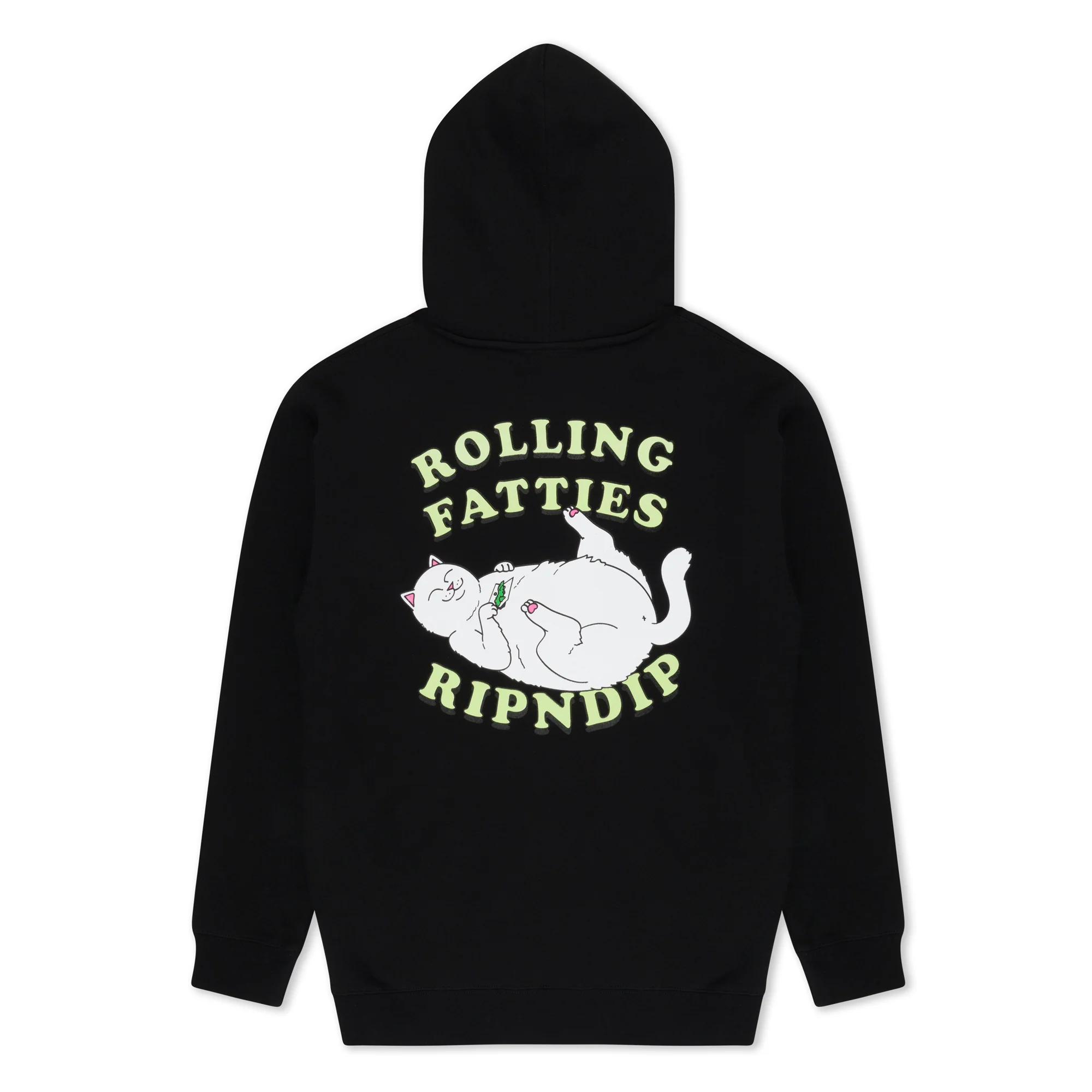 Rolling Fatties Hoodie (Black) - Image 2