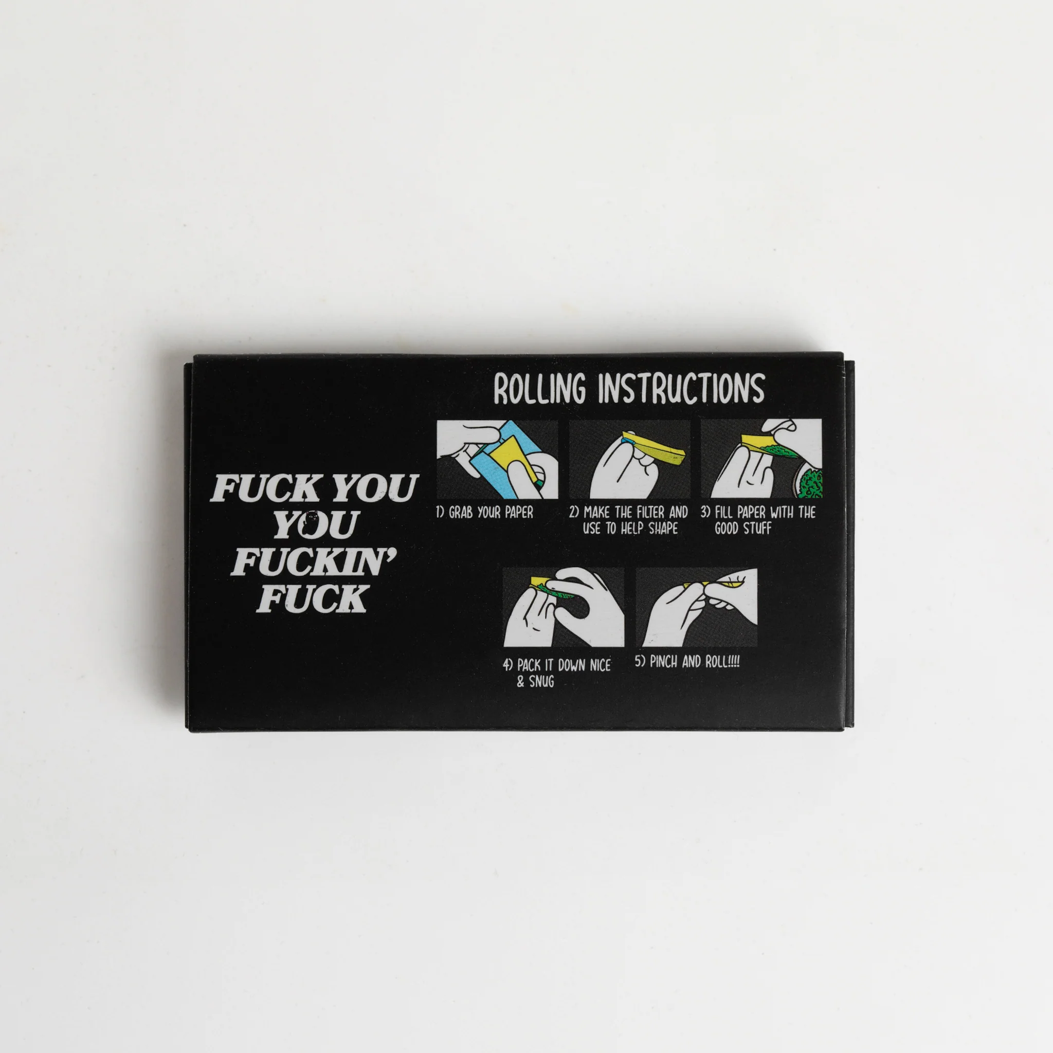 Rolling Fatties Rolling Papers Set (White) - Image 7