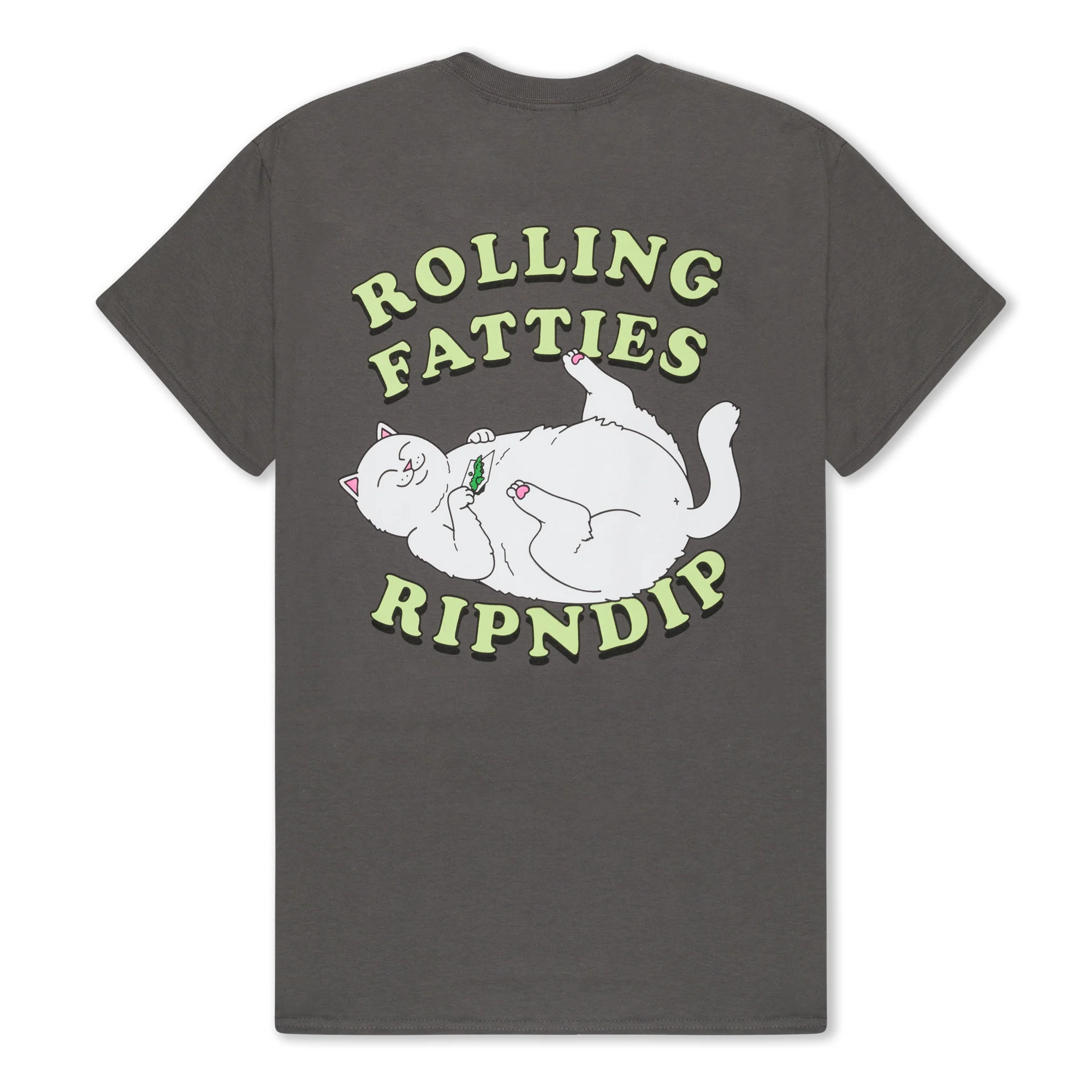 Rolling Fatties Tee (Charcoal) - Image 2