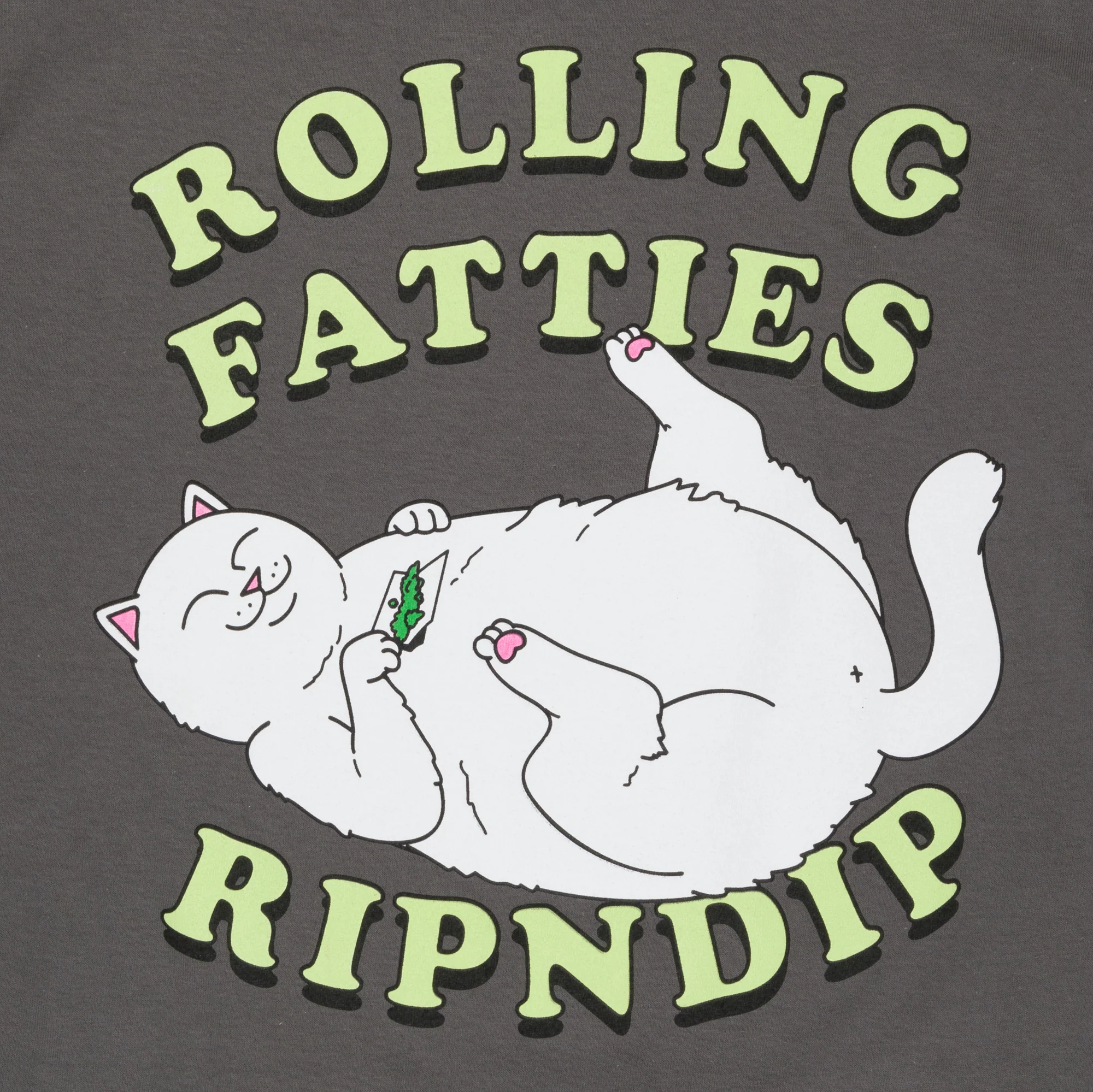 Rolling Fatties Tee (Charcoal) - Image 3